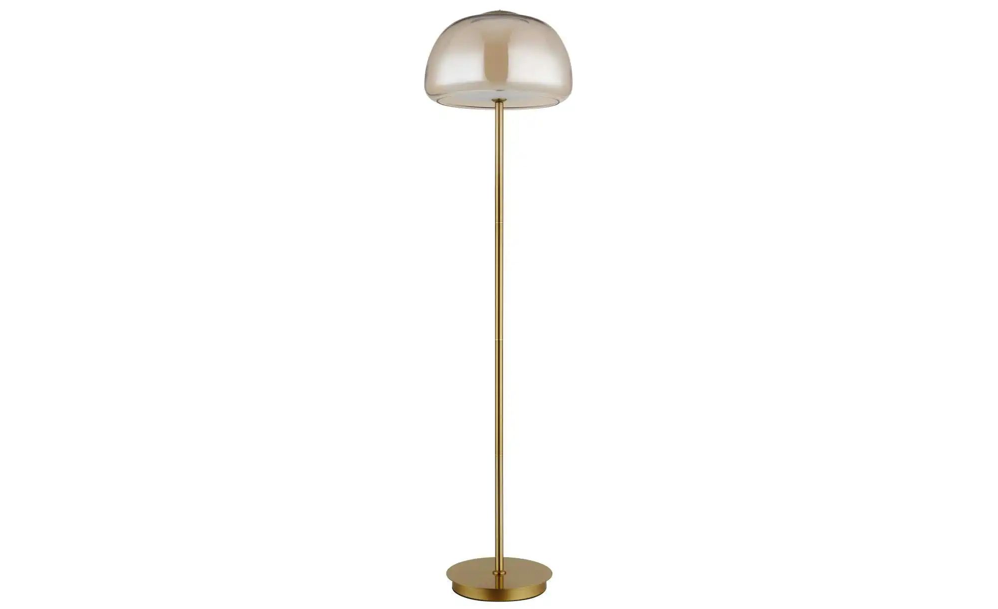 Globo Lighting Stehleuchte ¦ gold ¦ Maße (cm): H: 150 Ø: 38 Lampen & Leuchten > Stehlampen - Höffner