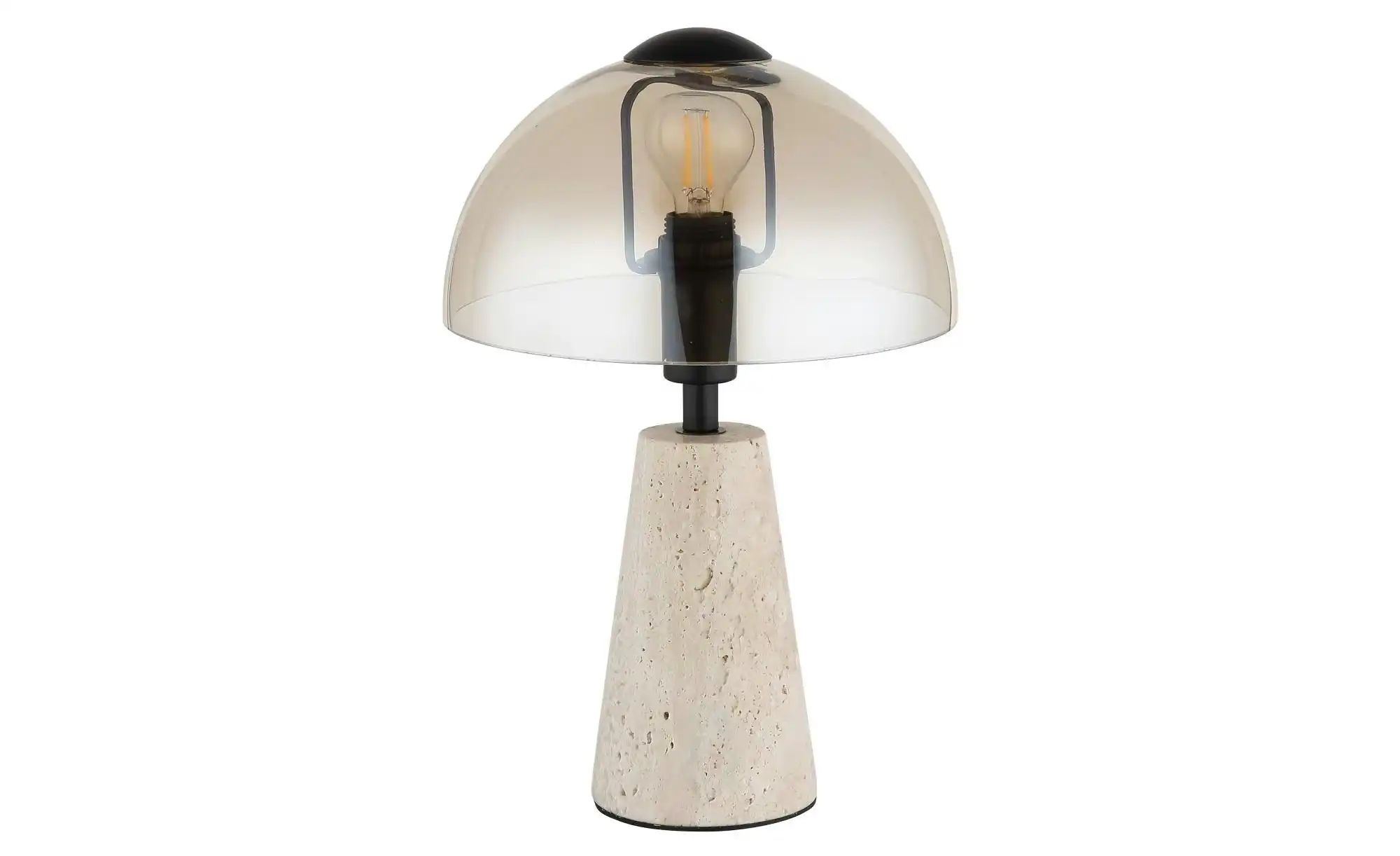 Globo Lighting Tischleuchte ¦ grau ¦ Maße (cm): H: 31 Ø: 20 Lampen & Leuchten > Tischlampen - Höffner