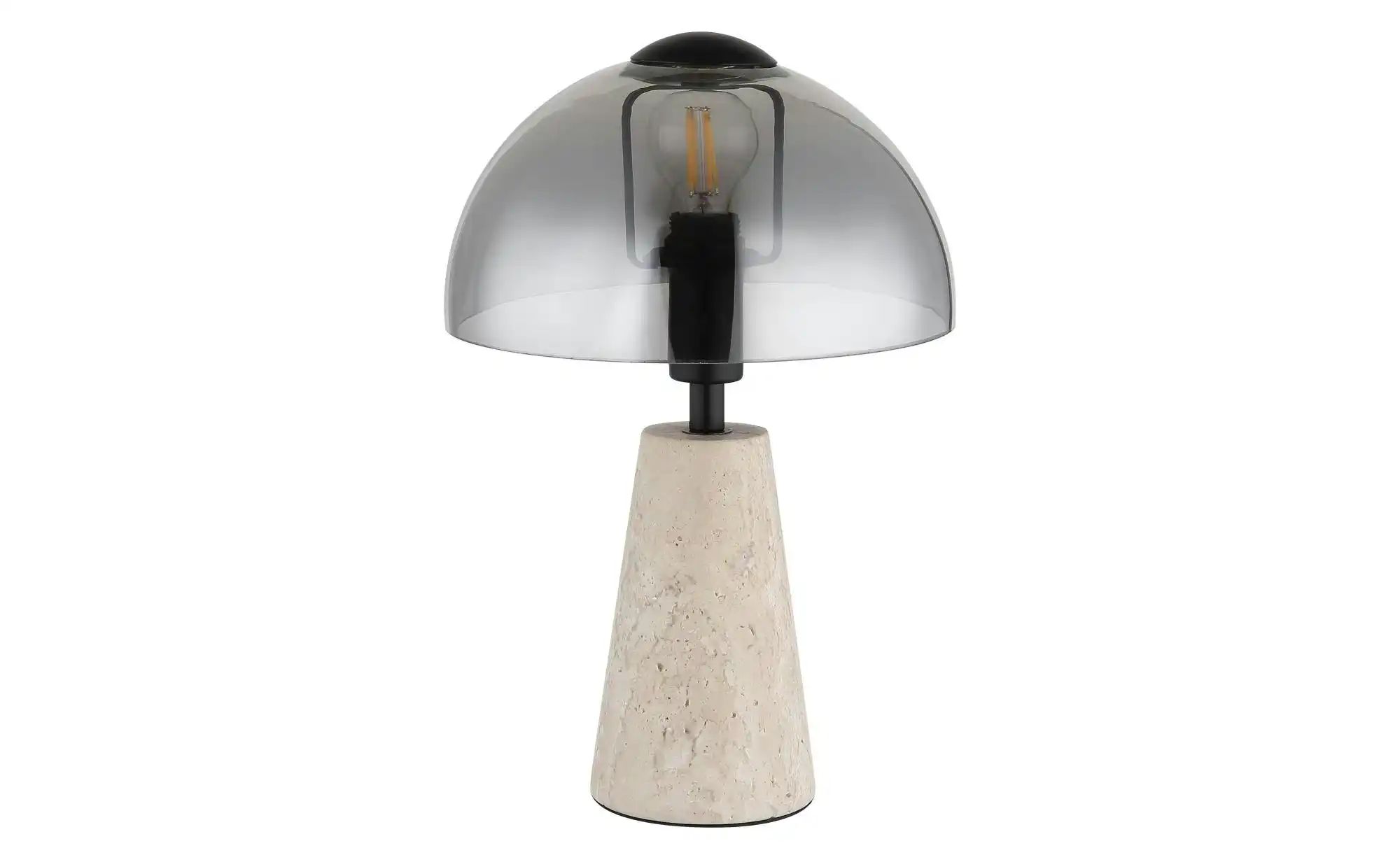 Globo Lighting Tischleuchte ¦ grau ¦ Maße (cm): H: 31 Ø: 20 Lampen & Leuchten > Tischlampen - Höffner