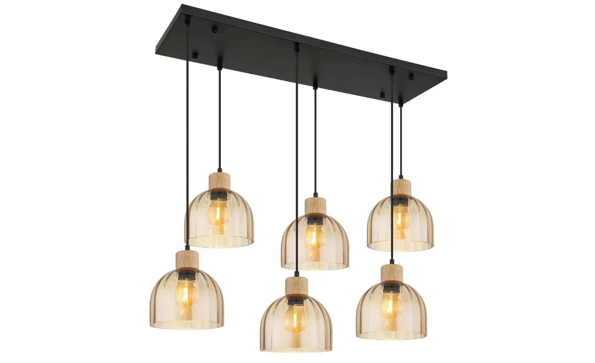 Globo Lighting Hängeleuchte ¦ schwarz ¦ Maße (cm): B: 36 H: 130 Lampen & Leuchten > Hängeleuchten - Höffner