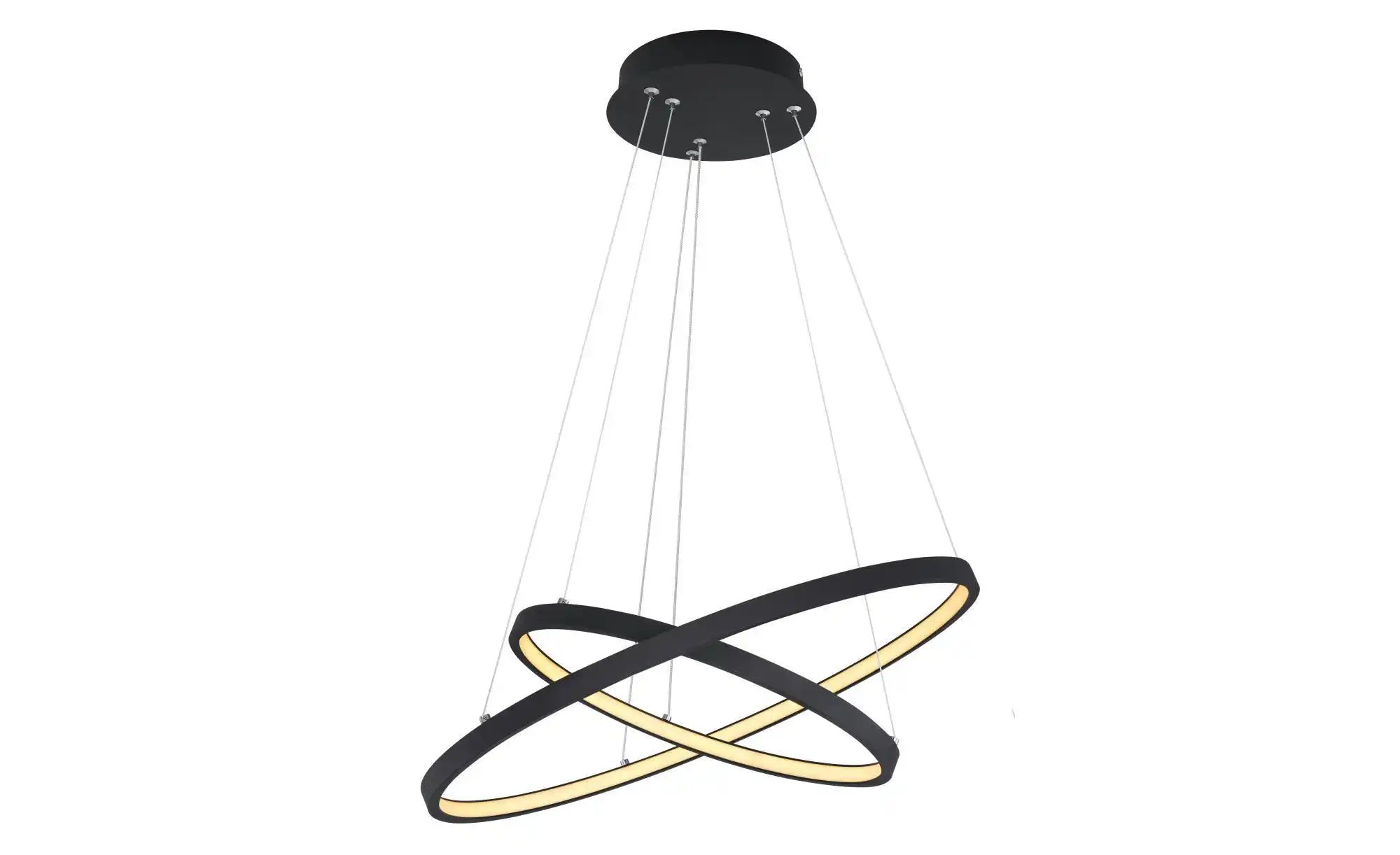 Globo Lighting Hängeleuchte ¦ schwarz ¦ Maße (cm): H: 120 Ø: 51 Lampen & Leuchten > Hängeleuchten - Höffner