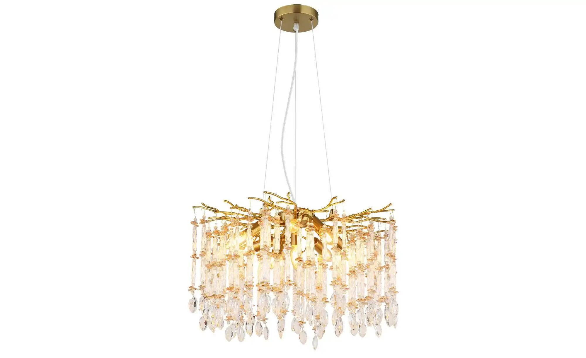 Globo Lighting Luster ¦ gold ¦ Maße (cm): H: 120 Ø: 60 Lampen & Leuchten > Hängeleuchten - Höffner