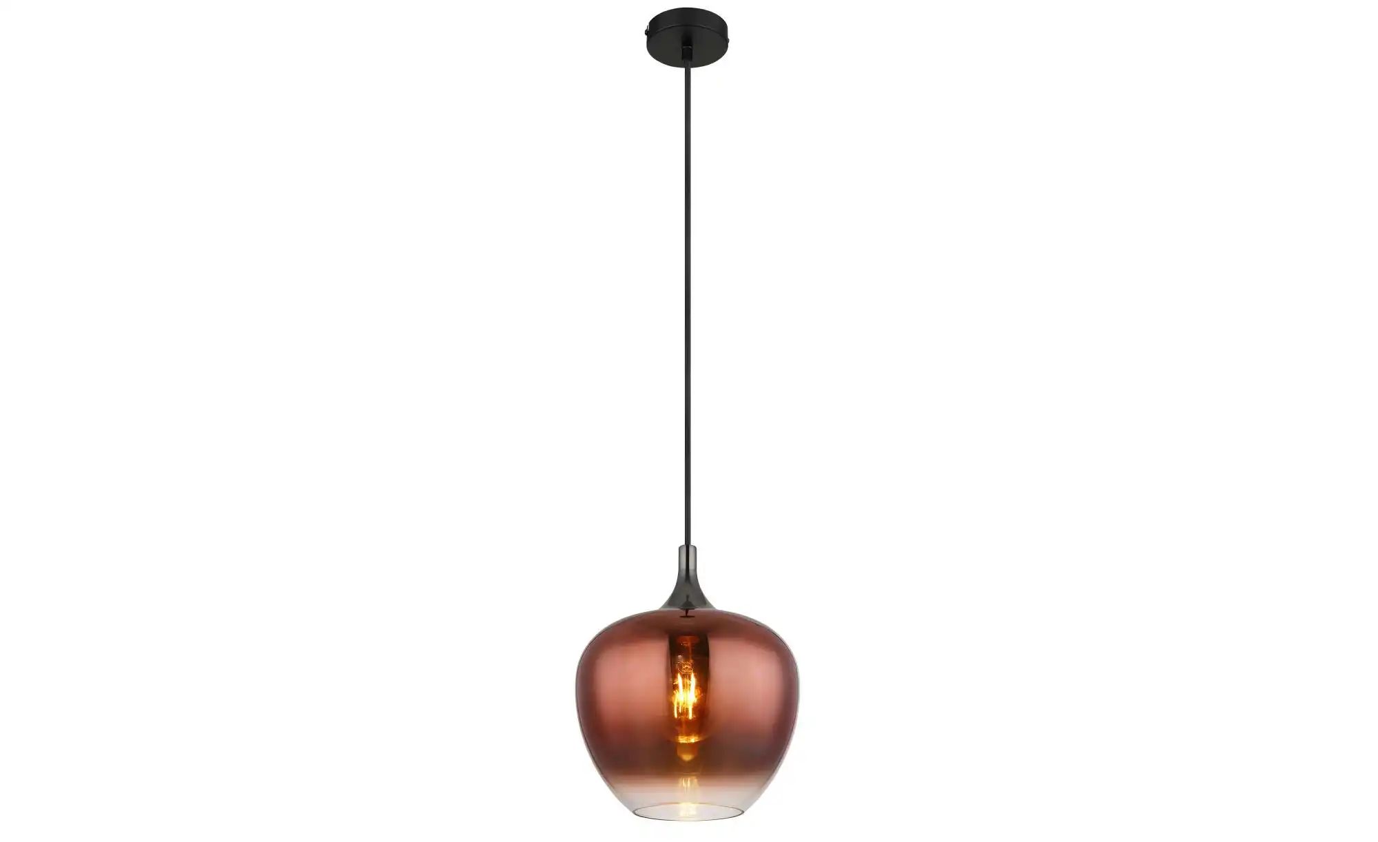 Globo Lighting Hängeleuchte ¦ schwarz ¦ Maße (cm): H: 120 Ø: 24 Lampen & Leuchten > Hängeleuchten - Höffner