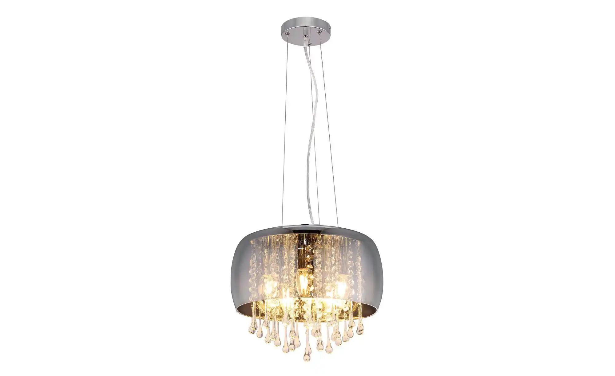 Globo Lighting Hängeleuchte ¦ silber ¦ Maße (cm): H: 120 Ø: 35 Lampen & Leuchten > Hängeleuchten - Höffner