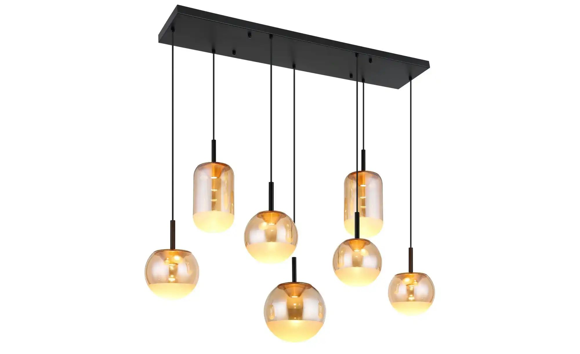 Globo Lighting Hängeleuchte ¦ schwarz ¦ Maße (cm): B: 41 H: 130 Lampen & Leuchten > Hängeleuchten - Höffner