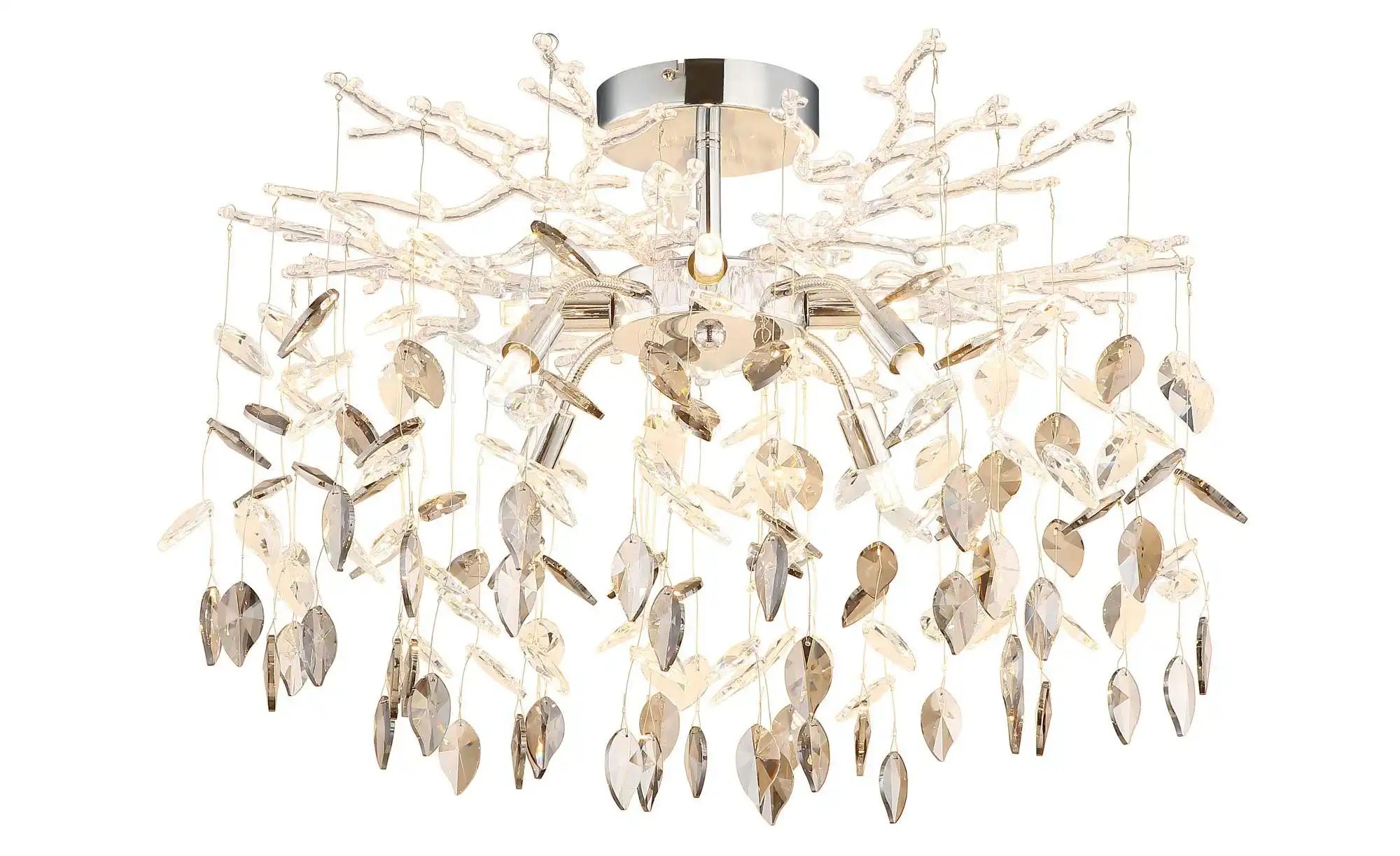 Globo Lighting Deckenleuchte ¦ silber ¦ Maße (cm): H: 46 Ø: 61 Lampen & Leuchten > Deckenleuchten - Höffner