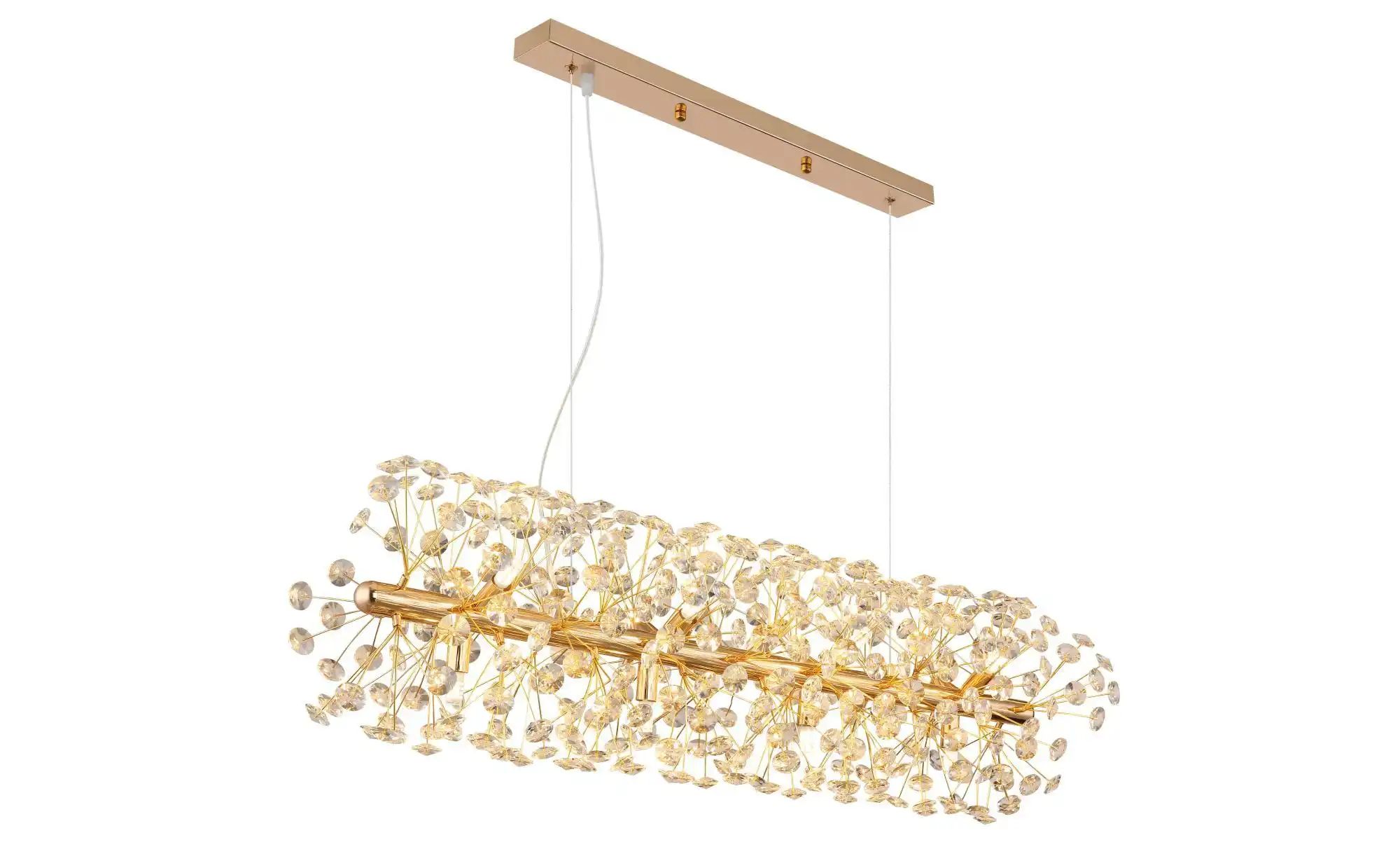 Globo Lighting Luster ¦ gold ¦ Maße (cm): B: 30 H: 150 Lampen & Leuchten > Hängeleuchten - Höffner