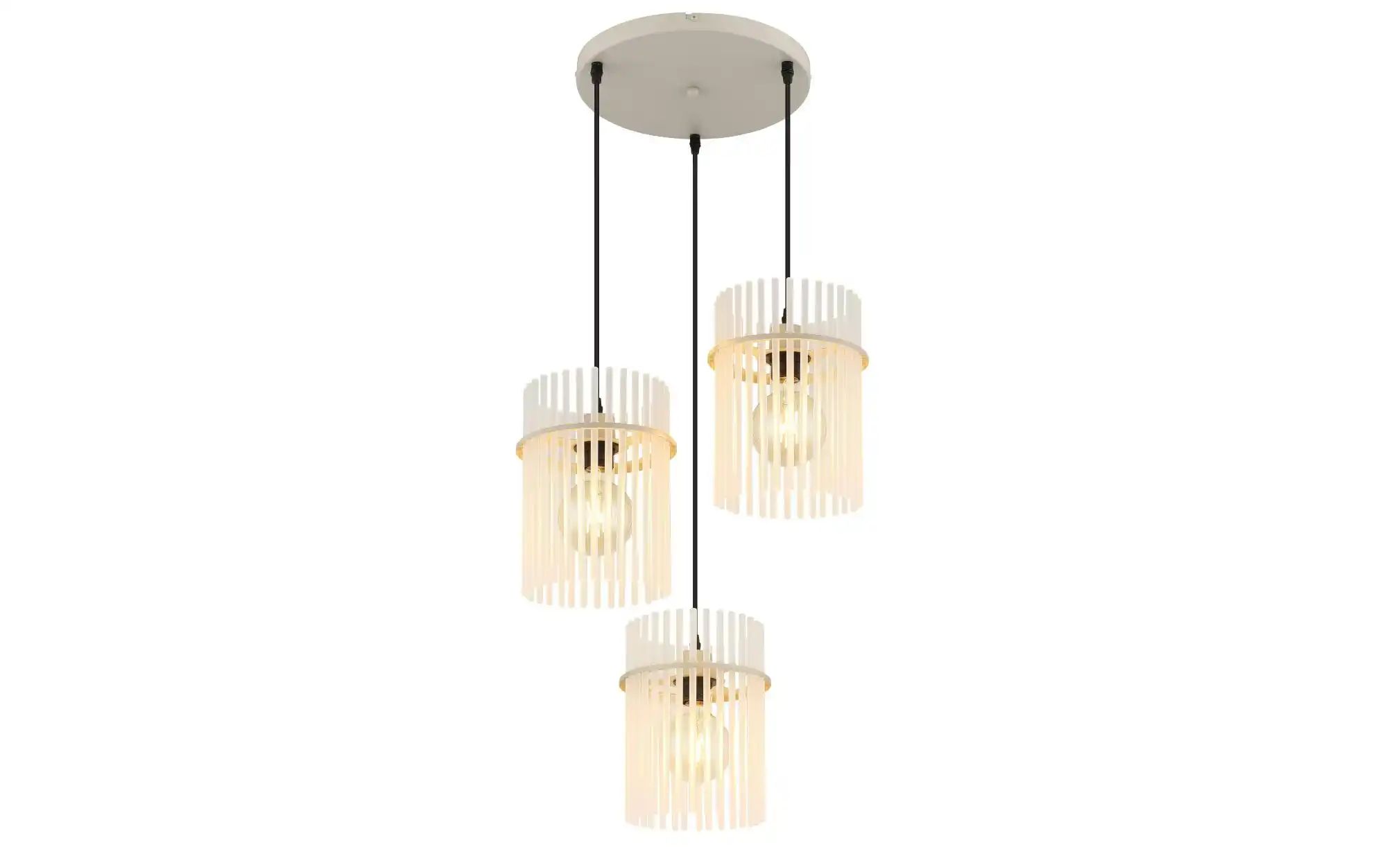 Globo Lighting Hängeleuchte ¦ braun ¦ Maße (cm): H: 140 Ø: 47 Lampen & Leuchten > Hängeleuchten - Höffner