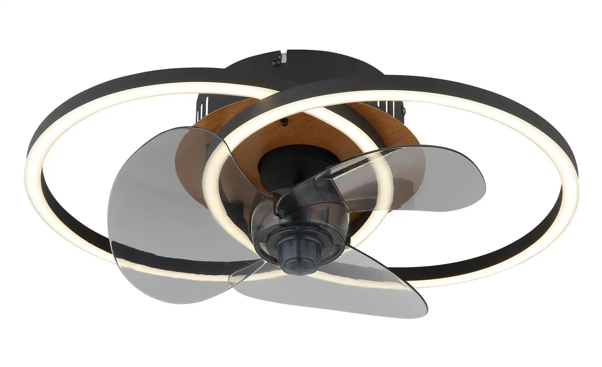 Globo Lighting Deckenventilator ¦ schwarz ¦ Maße (cm): B: 28 H: 14,4 Lampen & Leuchten > Deckenleuchten - Höffner