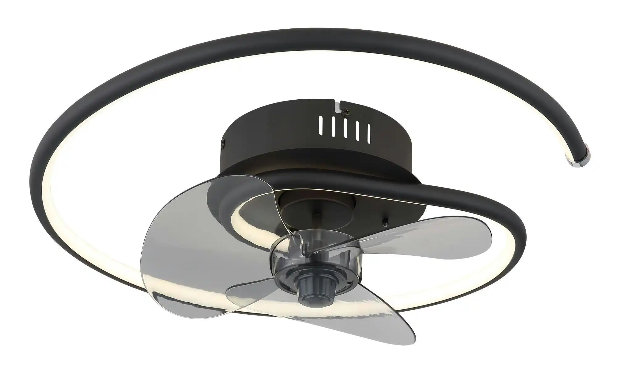 Globo Lighting Deckenventilator ¦ schwarz ¦ Maße (cm): H: 13,9 Ø: 45 Lampen & Leuchten > Deckenleuchten - Höffner