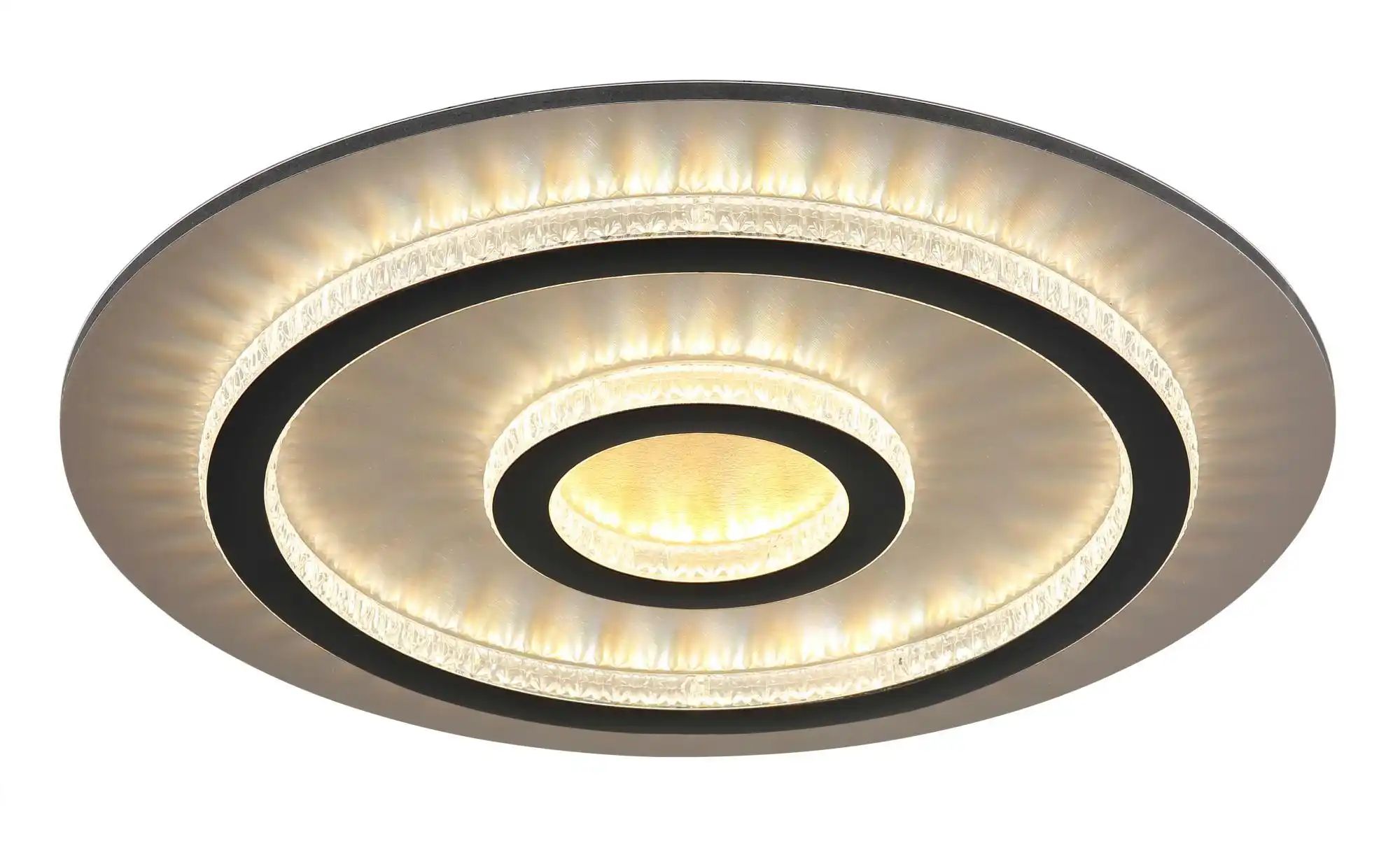 Globo Lighting Deckenleuchte ¦ schwarz ¦ Maße (cm): H: 5,5 Ø: 45 Lampen & Leuchten > Deckenleuchten - Höffner