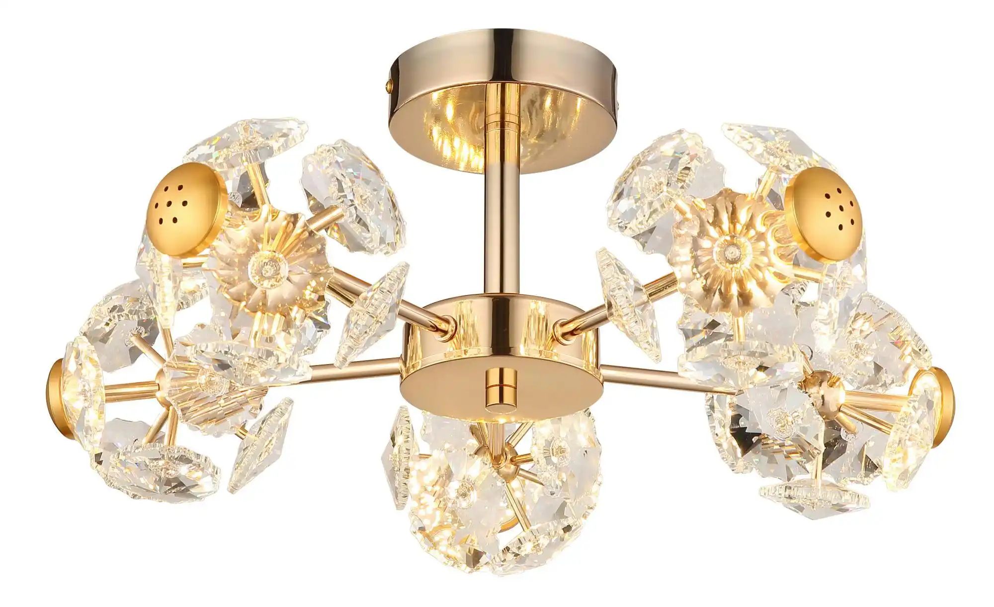 Globo Lighting Deckenleuchte ¦ gold ¦ Maße (cm): H: 22 Ø: 50 Lampen & Leuchten > Deckenleuchten - Höffner
