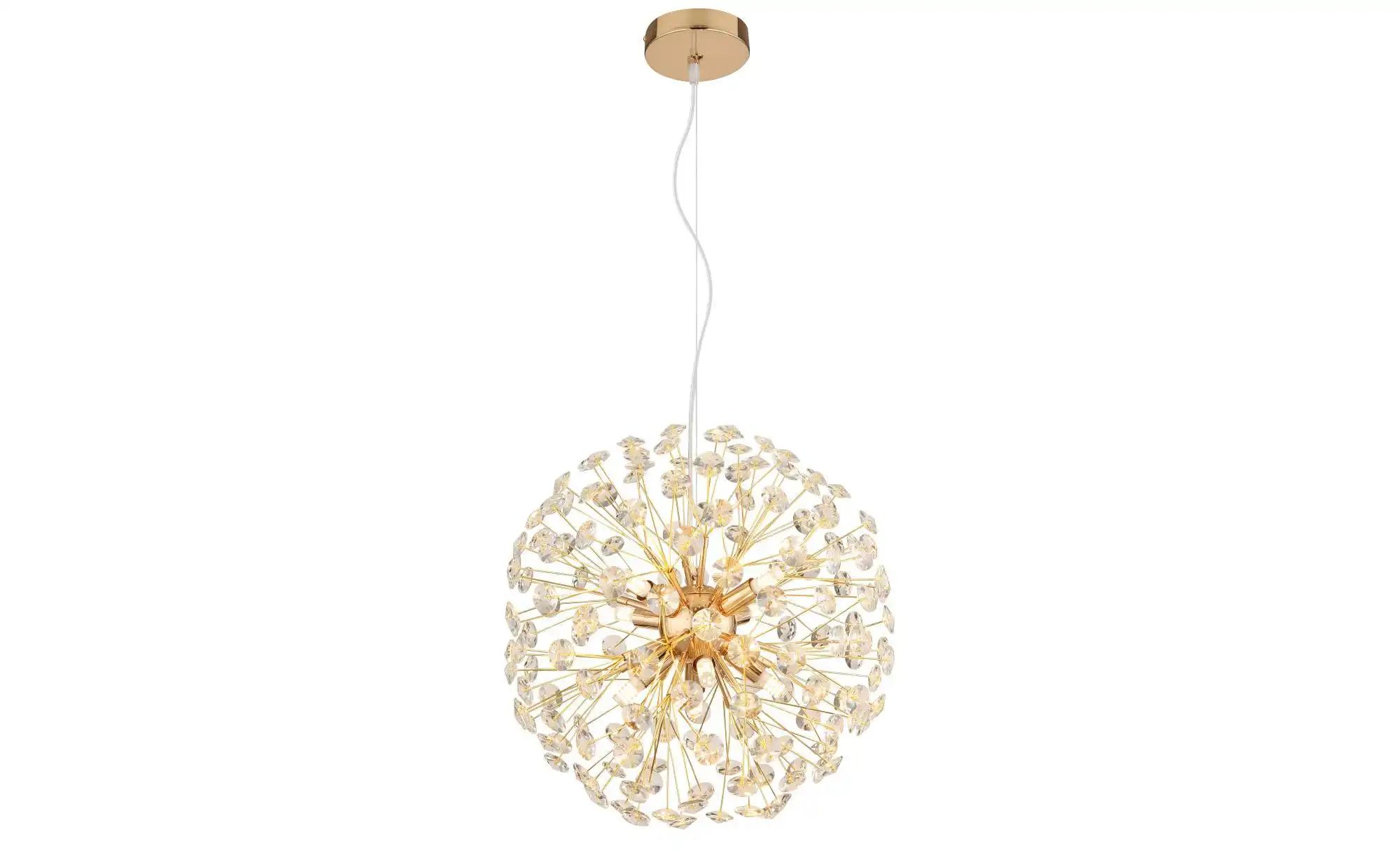 Globo Lighting Luster ¦ gold ¦ Maße (cm): H: 150 Ø: 40 Lampen & Leuchten > Hängeleuchten - Höffner