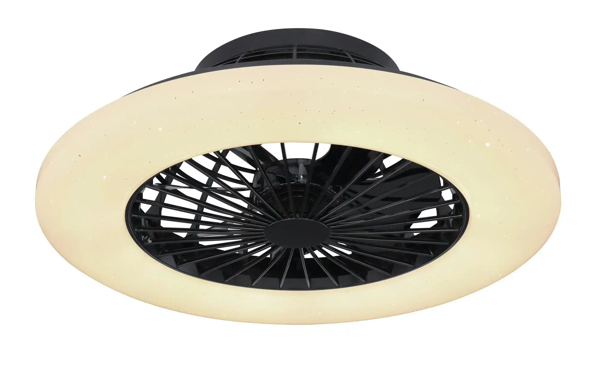 Globo Lighting Deckenventilator ¦ schwarz ¦ Maße (cm): H: 17,5 Ø: 50 Lampen & Leuchten > Deckenleuchten - Höffner