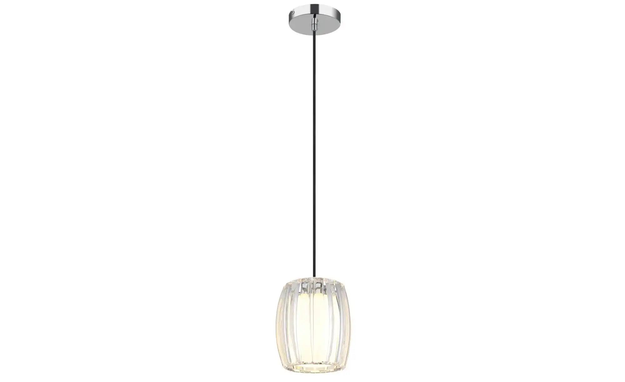 Globo Lighting Hängeleuchte ¦ silber ¦ Maße (cm): H: 120 Ø: 18 Lampen & Leuchten > Hängeleuchten - Höffner