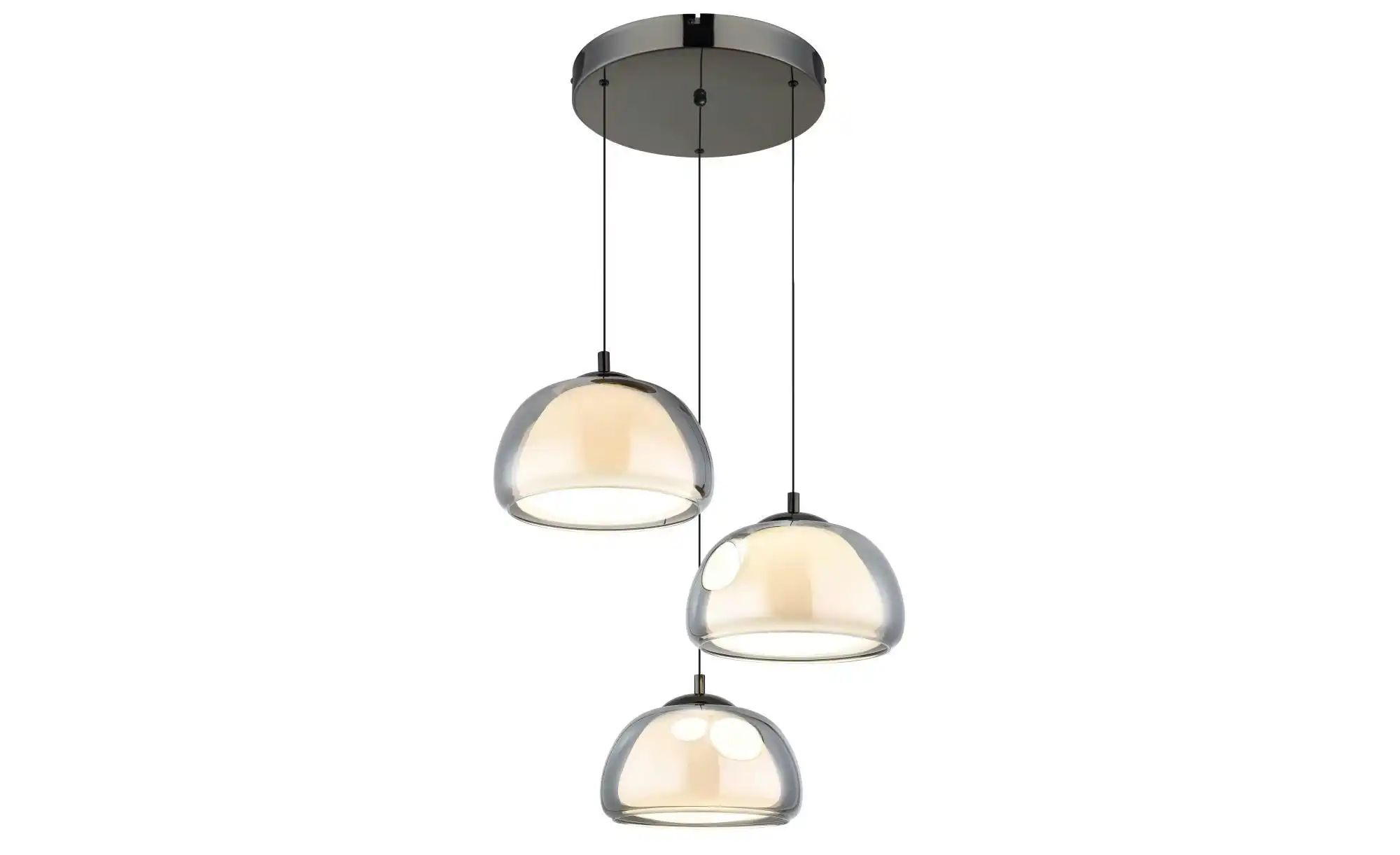 Globo Lighting Hängeleuchte ¦ schwarz ¦ Maße (cm): H: 150 Ø: 50 Lampen & Leuchten > Hängeleuchten - Höffner