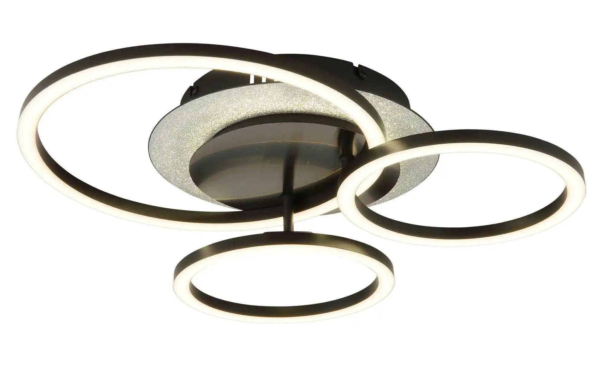 Globo Lighting Deckenleuchte ¦ schwarz ¦ Maße (cm): B: 42 H: 11,5 Lampen & Leuchten > Deckenleuchten - Höffner