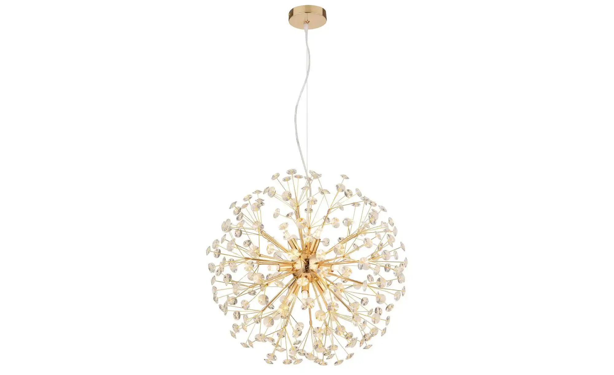 Globo Lighting Luster ¦ gold ¦ Maße (cm): H: 150 Ø: 60 Lampen & Leuchten > Hängeleuchten - Höffner
