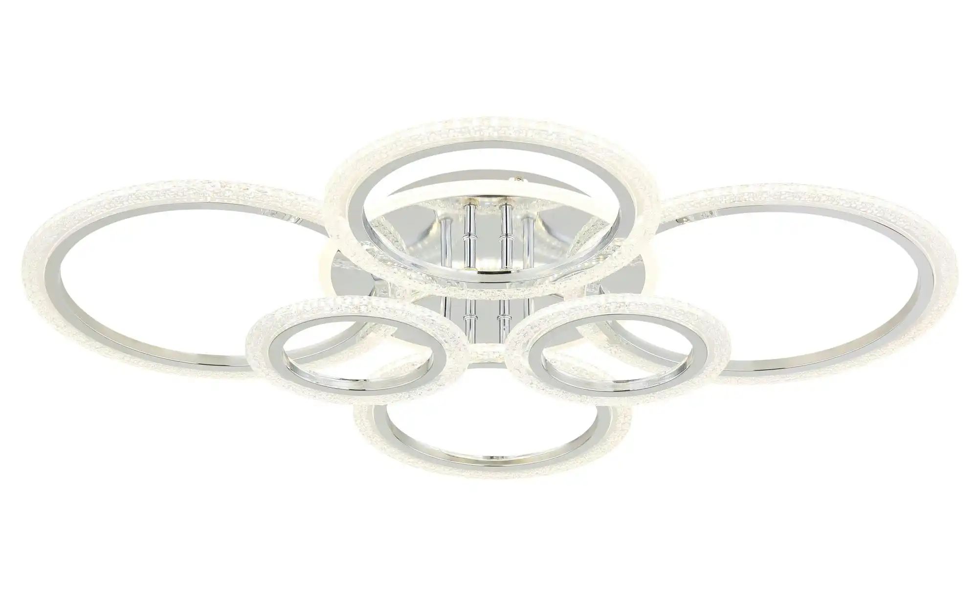 Globo Lighting Deckenleuchte ¦ silber ¦ Maße (cm): B: 60,5 H: 11,5 Lampen & Leuchten > Deckenleuchten - Höffner