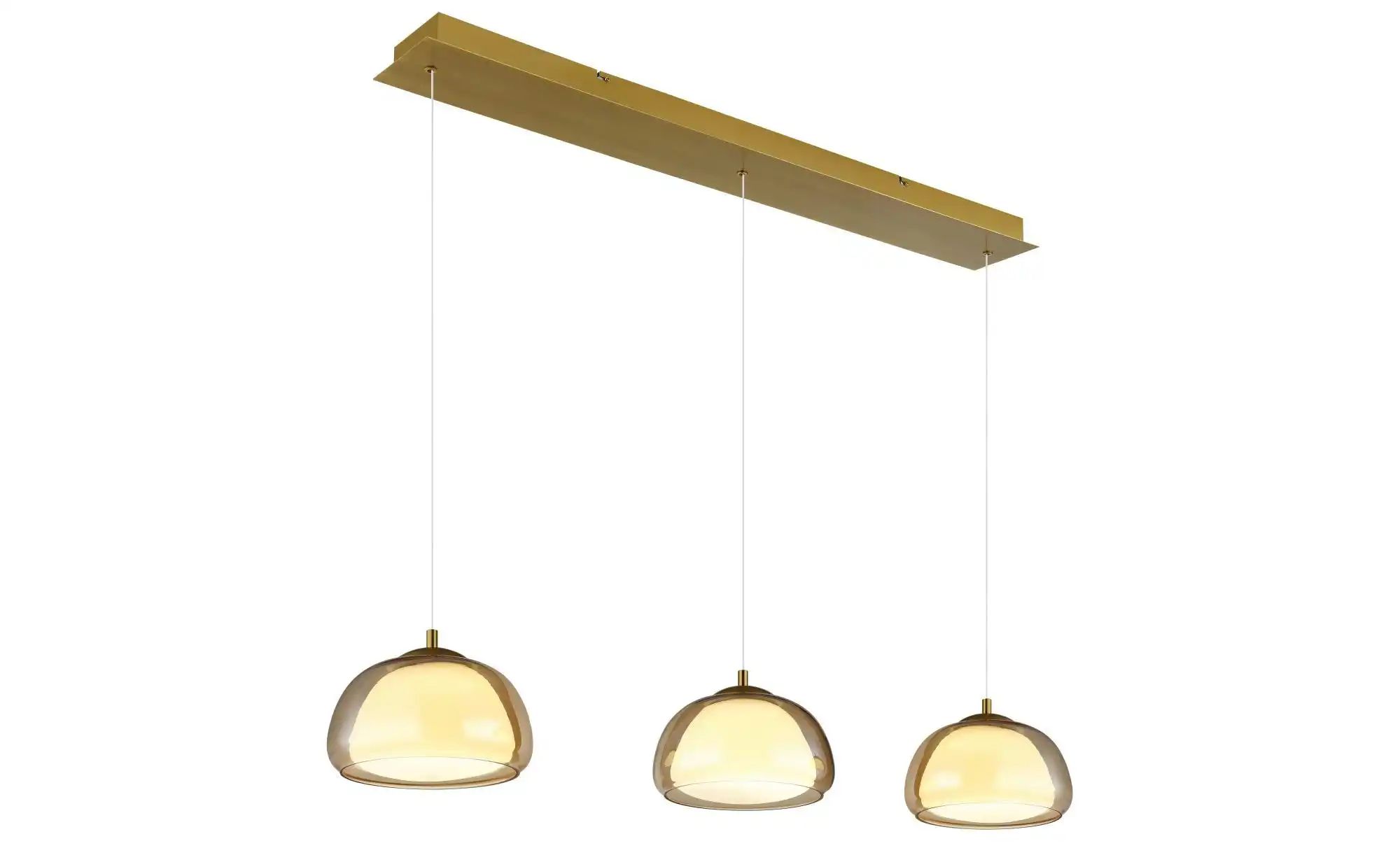 Globo Lighting Hängeleuchte ¦ gold ¦ Maße (cm): B: 25 H: 150 Lampen & Leuchten > Hängeleuchten - Höffner