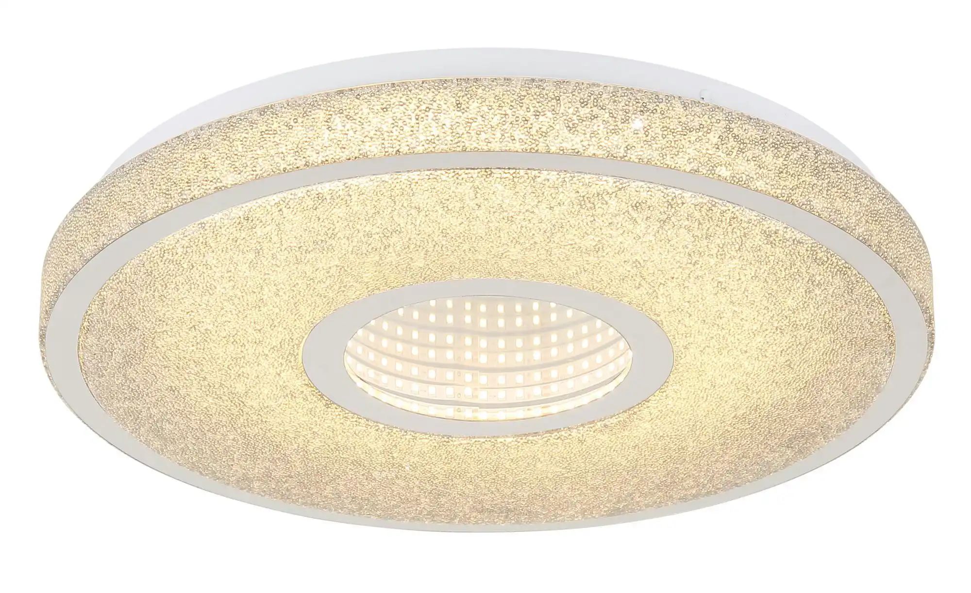 Globo Lighting Deckenleuchte ¦ weiß ¦ Maße (cm): H: 6,5 Ø: 38 Lampen & Leuchten > Deckenleuchten - Höffner