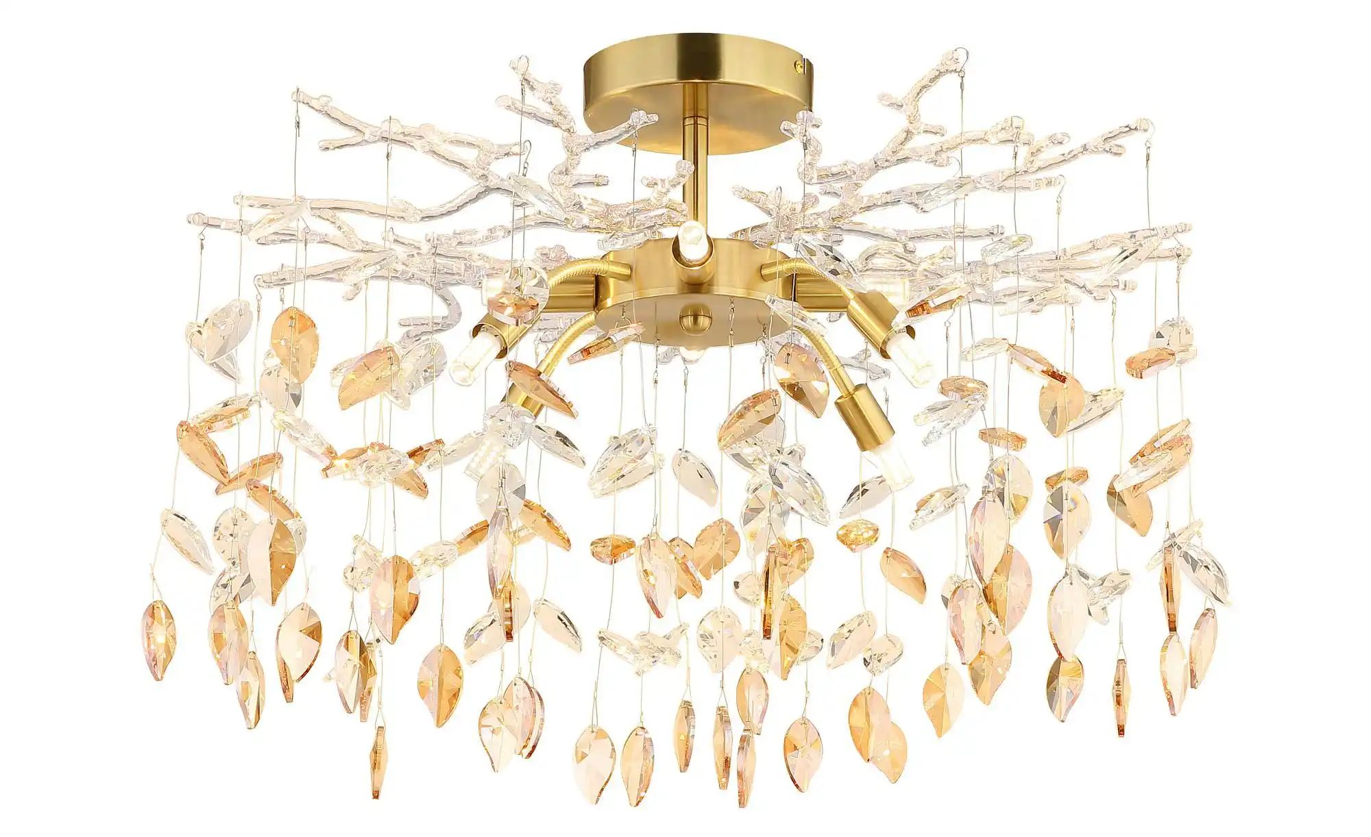 Globo Lighting Deckenleuchte ¦ gold ¦ Maße (cm): H: 46 Ø: 61 Lampen & Leuchten > Deckenleuchten - Höffner
