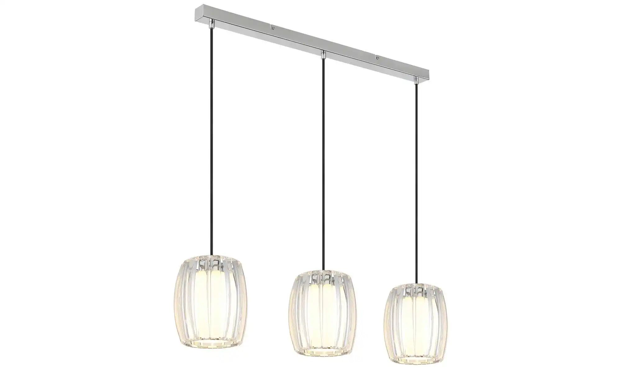 Globo Lighting Hängeleuchte ¦ silber ¦ Maße (cm): B: 18 H: 120 Lampen & Leuchten > Hängeleuchten - Höffner