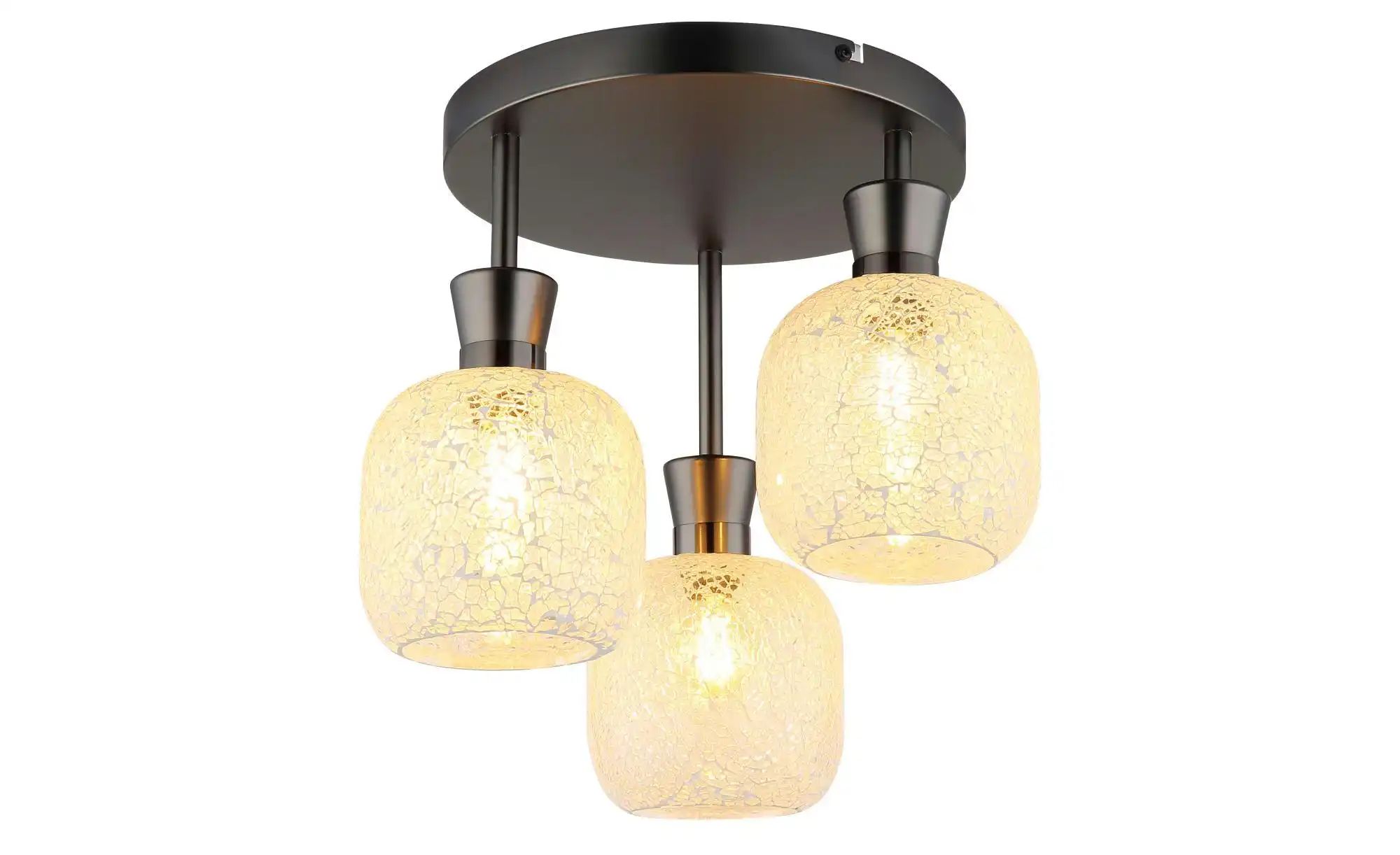 Globo Lighting Deckenleuchte ¦ schwarz ¦ Maße (cm): H: 30,5 Ø: 33 Lampen & Leuchten > Deckenleuchten - Höffner