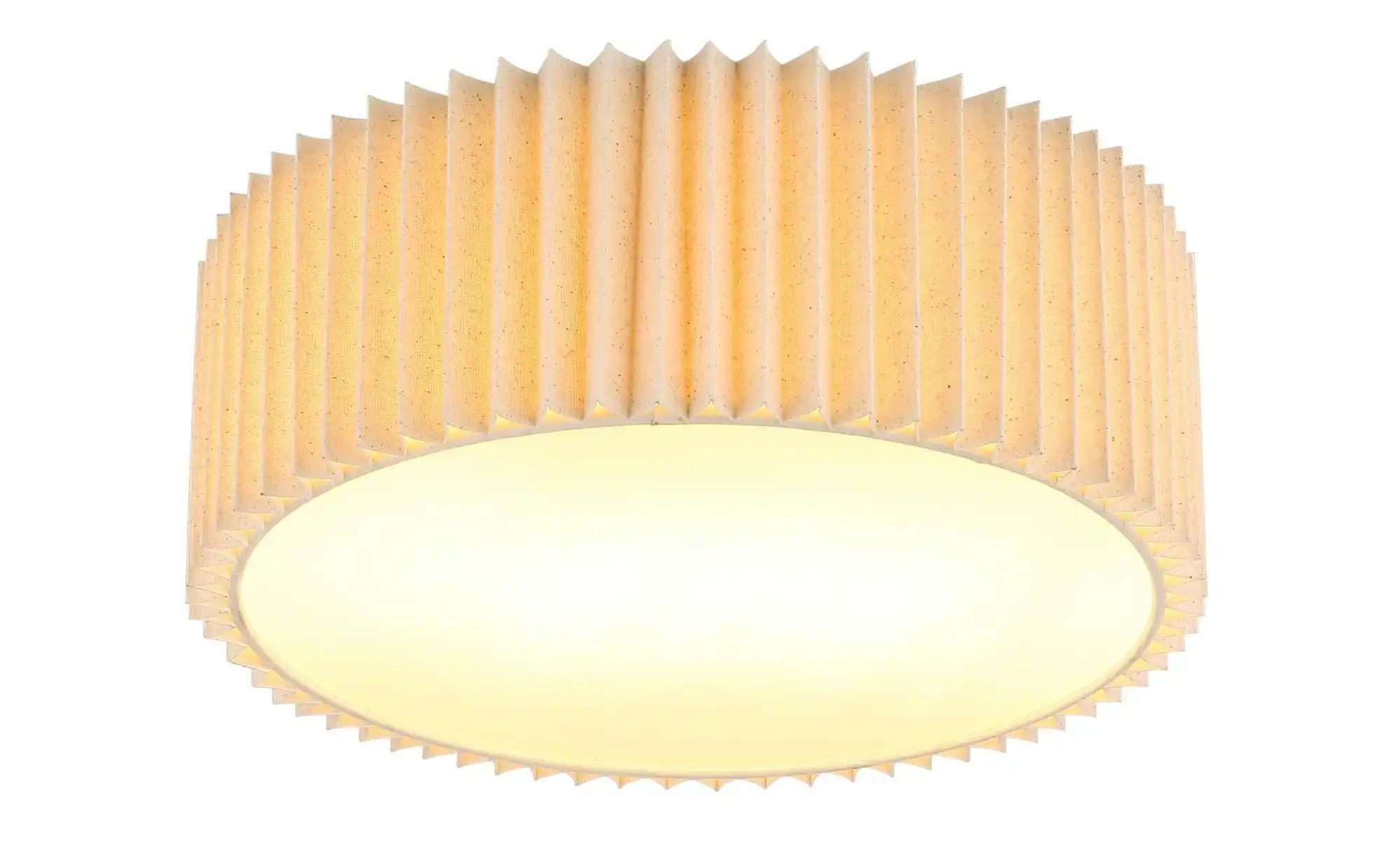 Globo Lighting Deckenleuchte ¦ weiß ¦ Maße (cm): H: 13 Ø: 33 Lampen & Leuchten > Deckenleuchten - Höffner