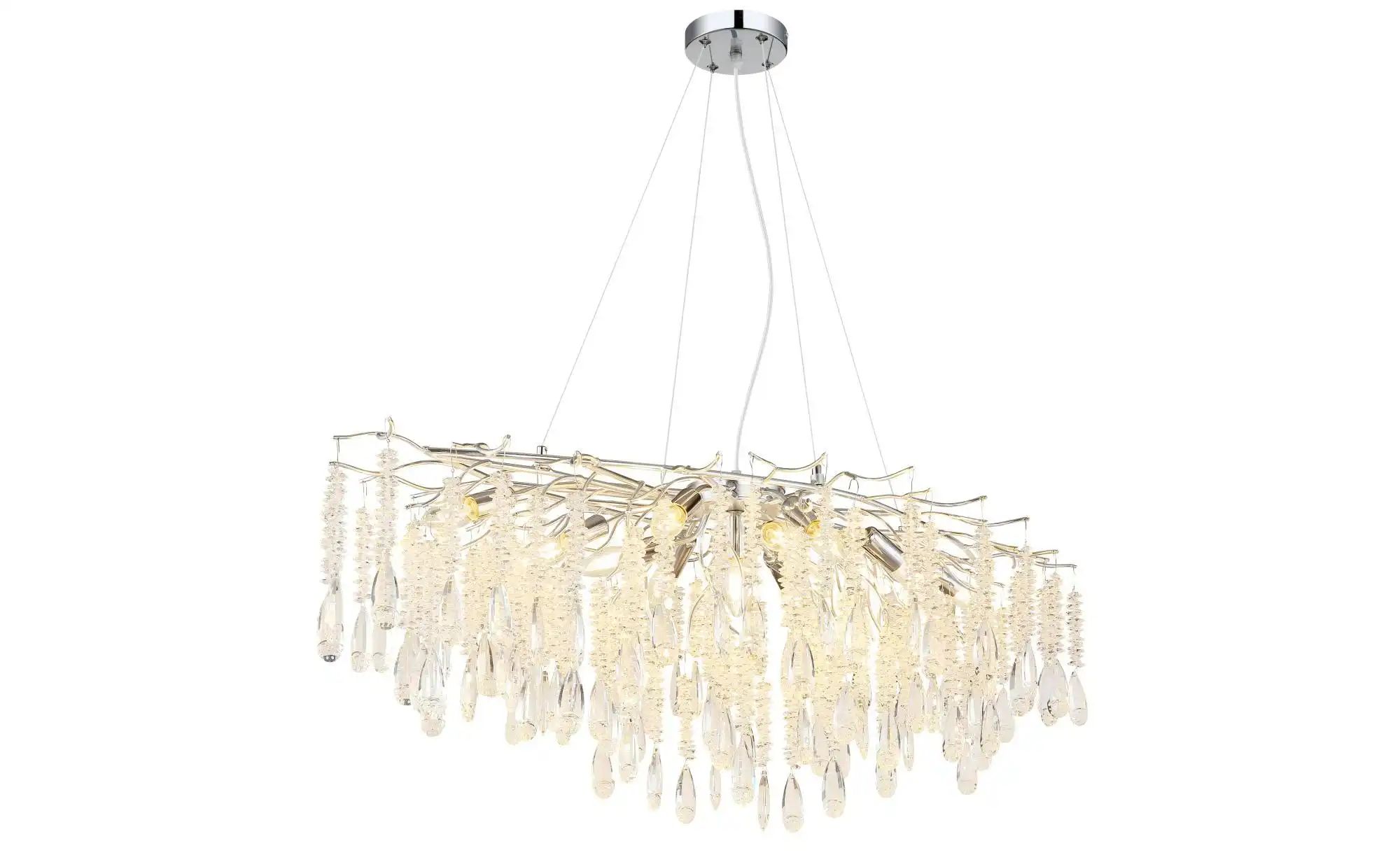Globo Lighting Luster ¦ grau ¦ Maße (cm): B: 50 H: 120 Lampen & Leuchten > Hängeleuchten - Höffner