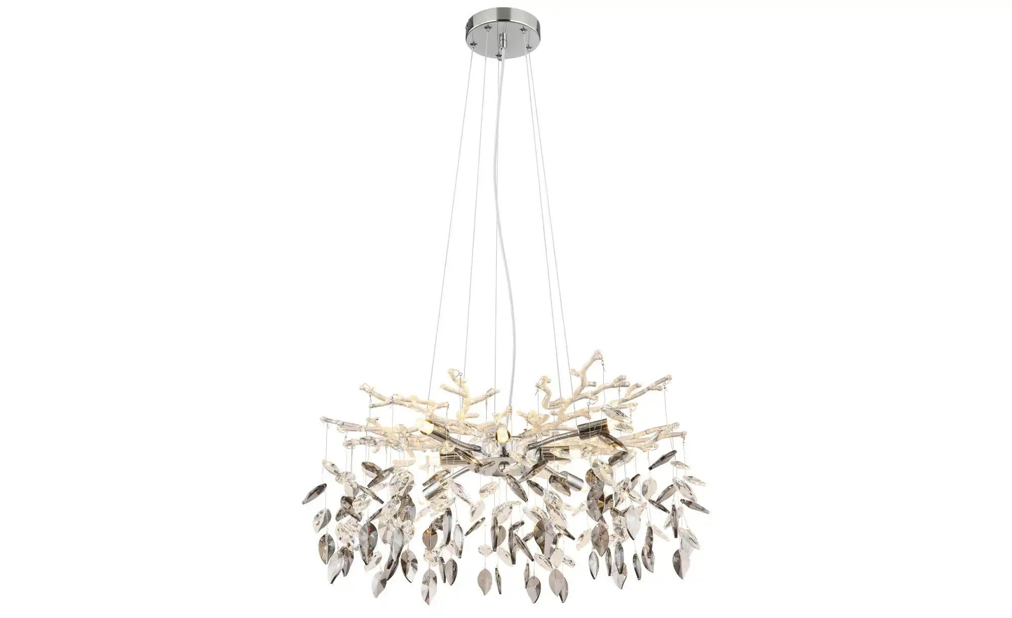 Globo Lighting Luster ¦ silber ¦ Maße (cm): H: 120 Ø: 61 Lampen & Leuchten > Hängeleuchten - Höffner