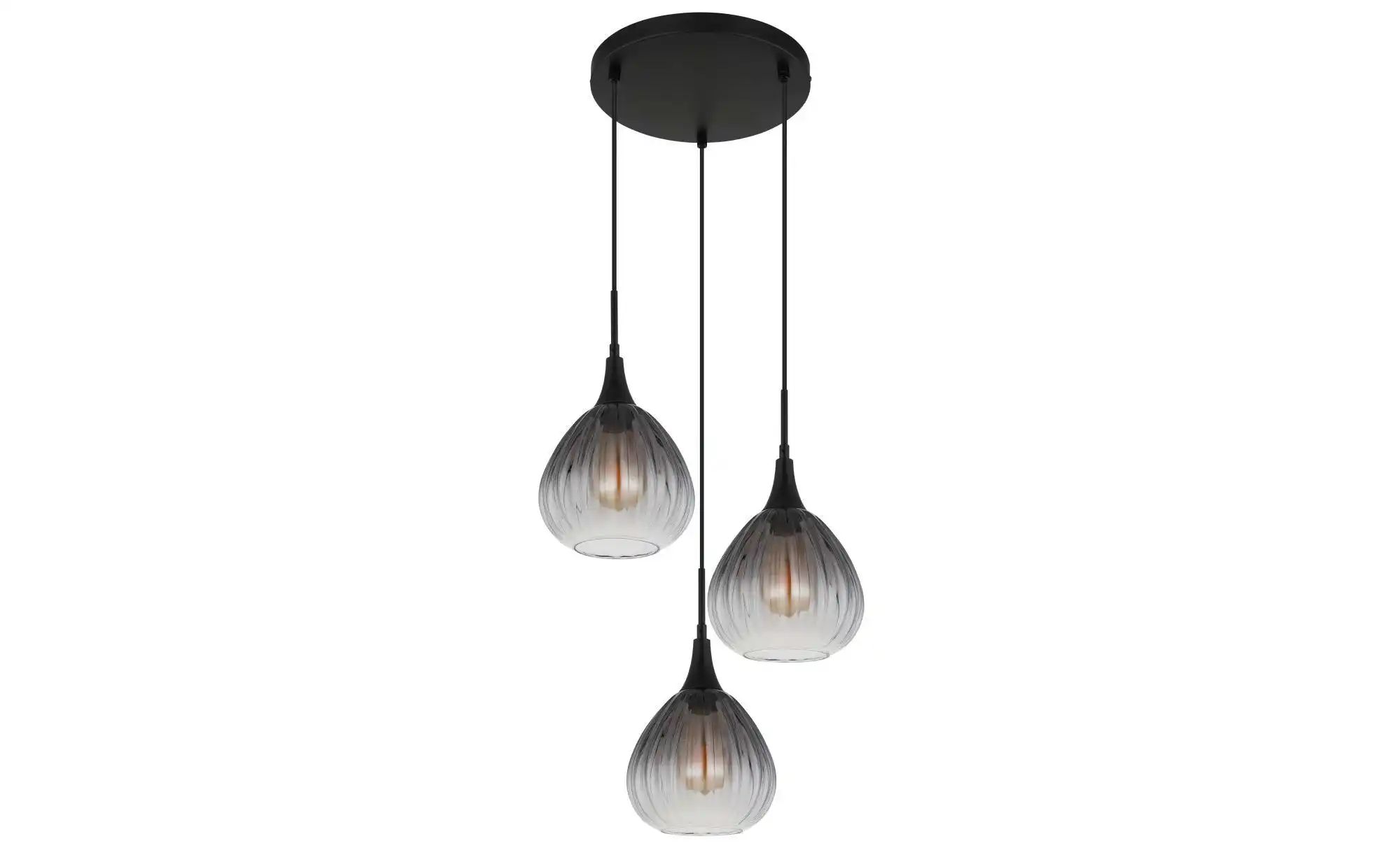 Globo Lighting Hängeleuchte ¦ schwarz ¦ Maße (cm): H: 120 Ø: 44 Lampen & Leuchten > Hängeleuchten - Höffner