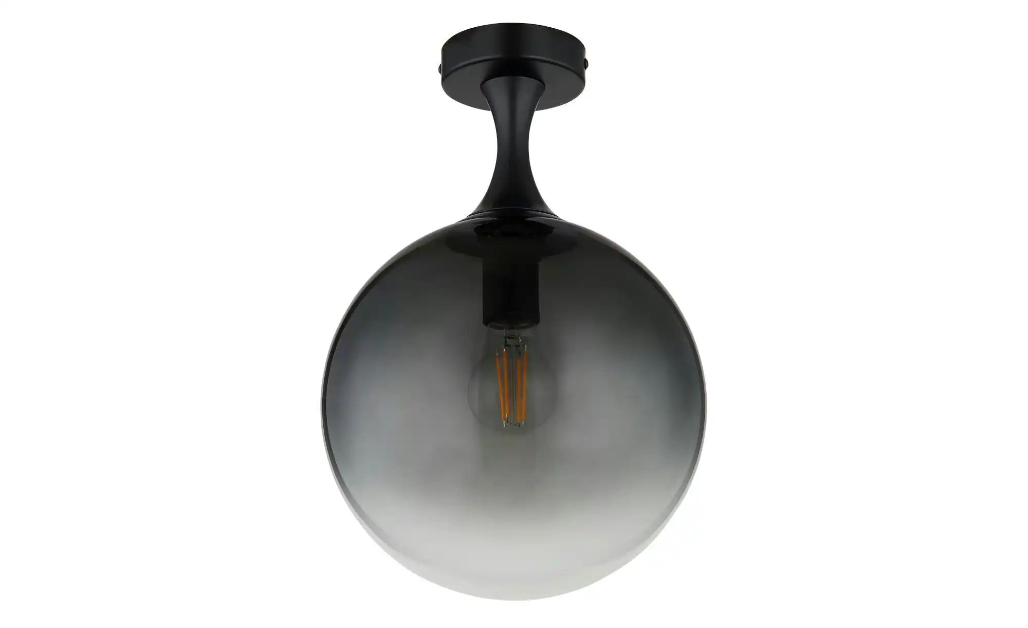 Globo Lighting Deckenleuchte ¦ schwarz ¦ Maße (cm): H: 37,5 Ø: 25 Lampen & Leuchten > Deckenleuchten - Höffner