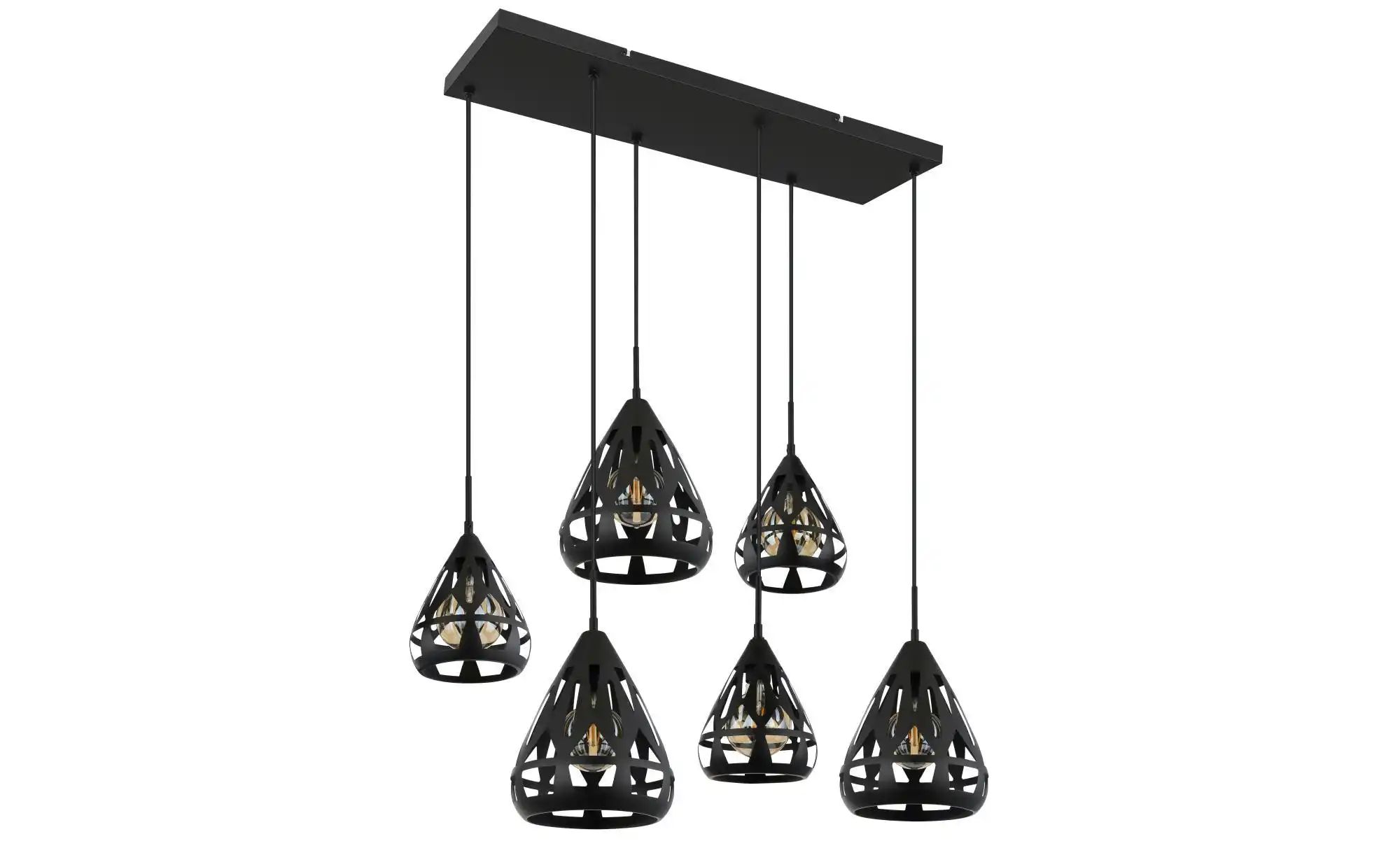 Globo Lighting Hängeleuchte ¦ schwarz ¦ Maße (cm): B: 43 H: 120 Lampen & Leuchten > Hängeleuchten - Höffner