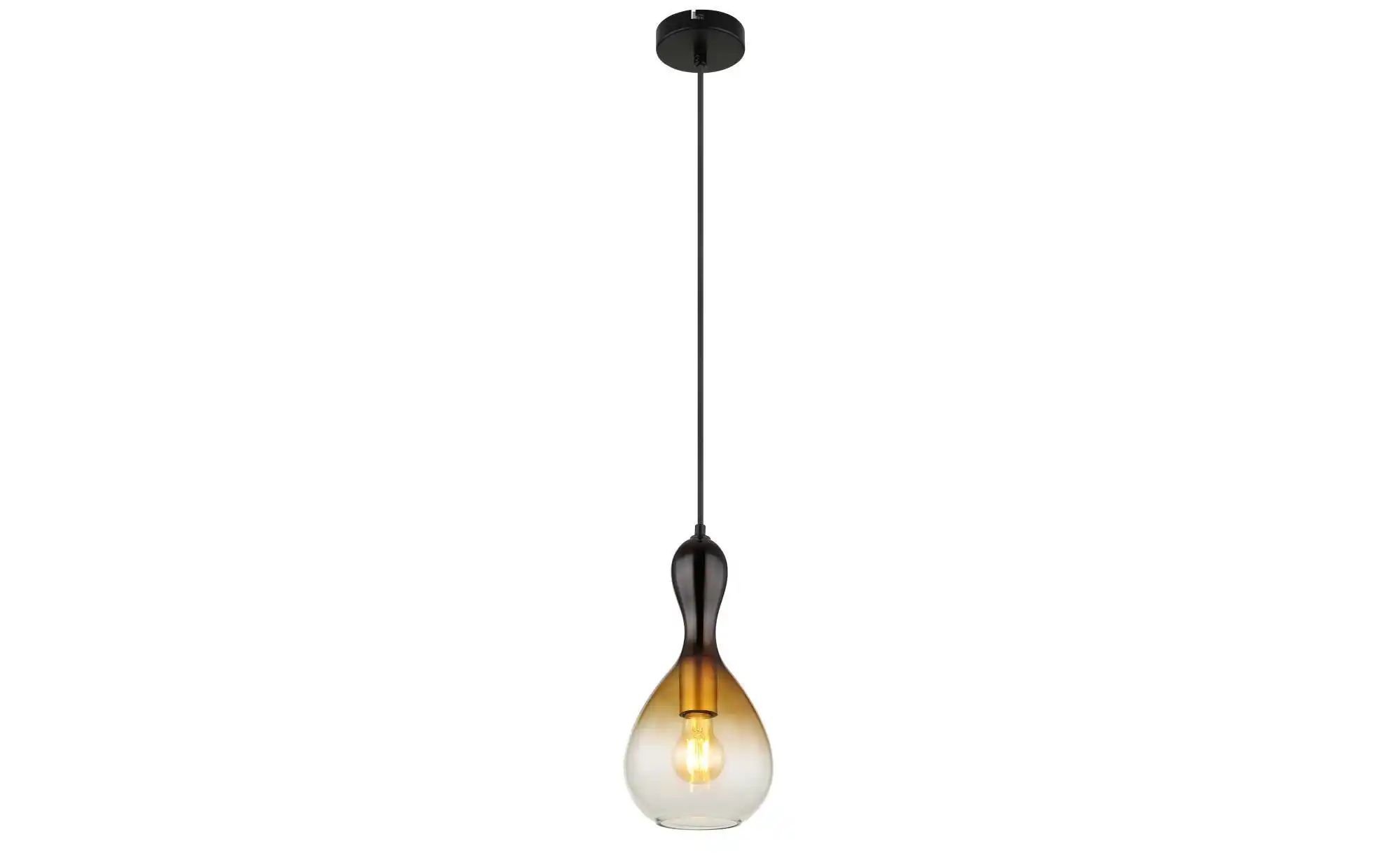 Globo Lighting Hängeleuchte ¦ schwarz ¦ Maße (cm): H: 120 Ø: 16.5 Lampen & Leuchten > Hängeleuchten - Höffner