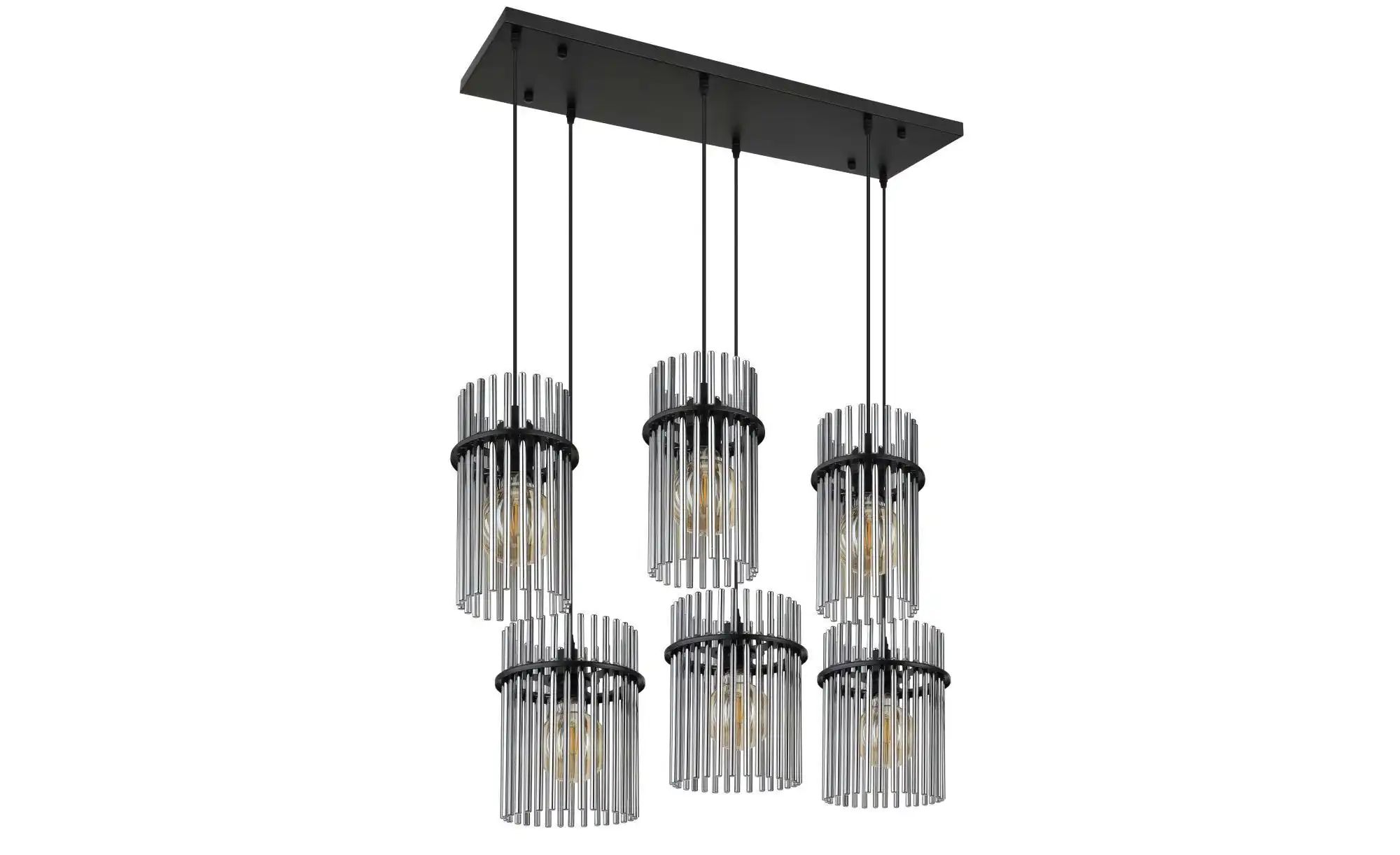 Globo Lighting Hängeleuchte ¦ schwarz ¦ Maße (cm): B: 35,5 H: 125 Lampen & Leuchten > Hängeleuchten - Sconto - Bild 5