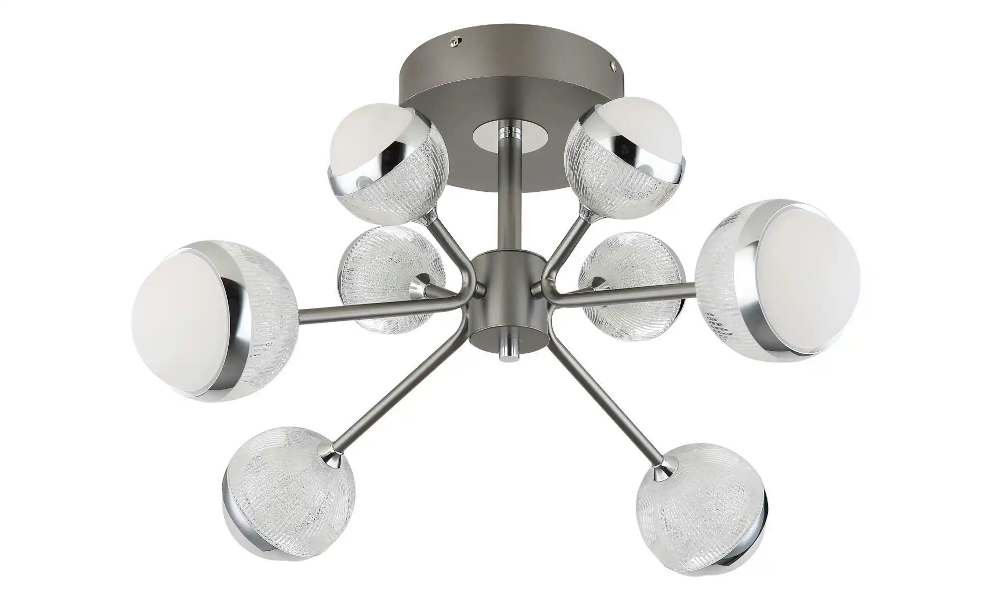 Globo Lighting Deckenleuchte ¦ silber ¦ Maße (cm): H: 29 Ø: 61 Lampen & Leuchten > Deckenleuchten - Höffner