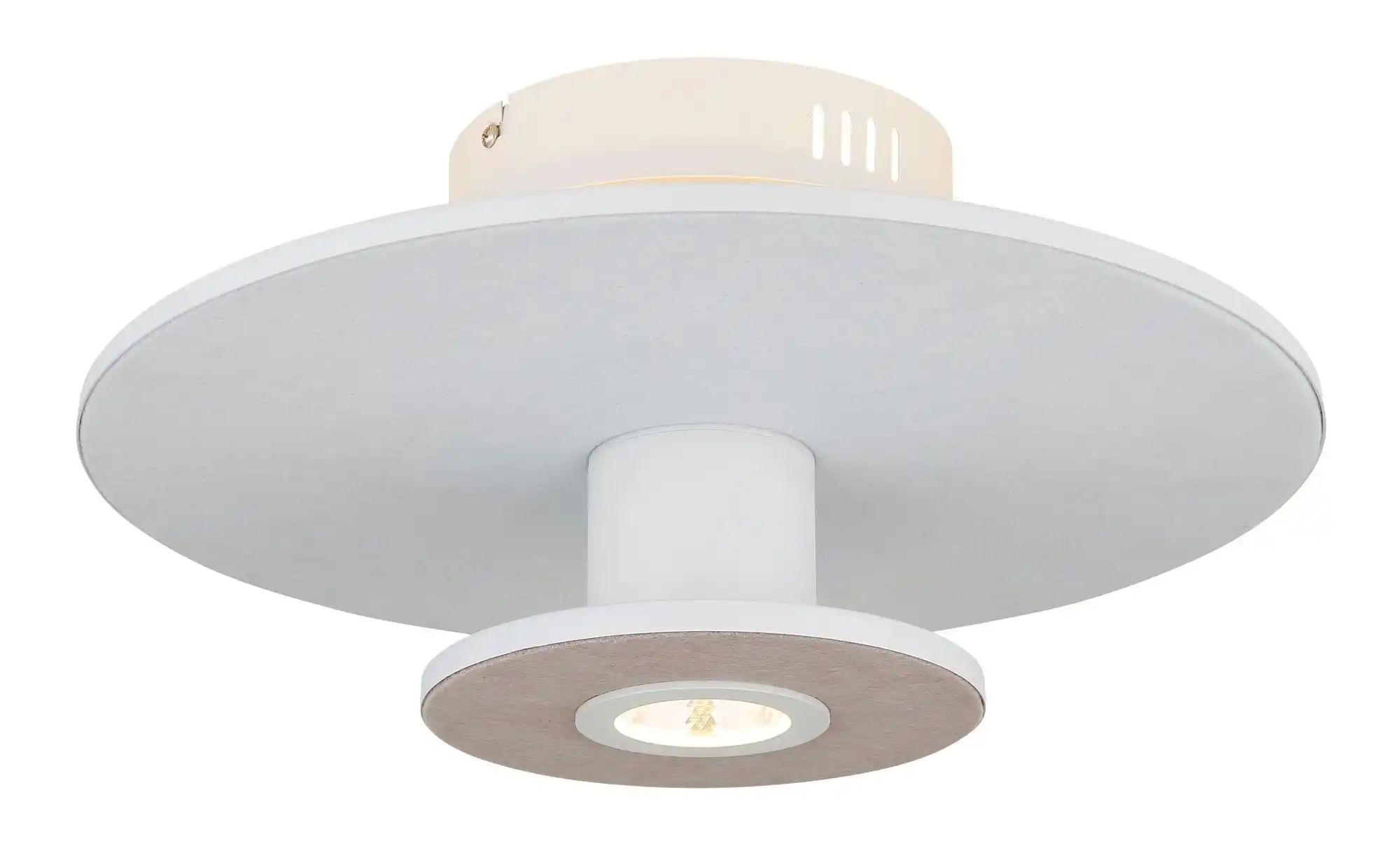 Globo Lighting Deckenleuchte ¦ weiß ¦ Maße (cm): H: 18 Ø: 38 Lampen & Leuchten > Deckenleuchten - Höffner