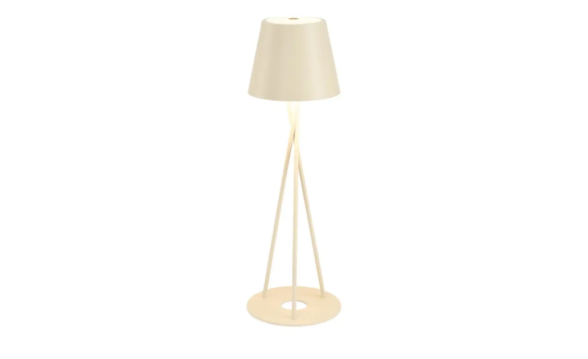 KHG Akku-Tischleuchte ¦ beige ¦ Maße (cm): H: 36 Ø: 12 Lampen & Leuchten > Tischlampen - Höffner