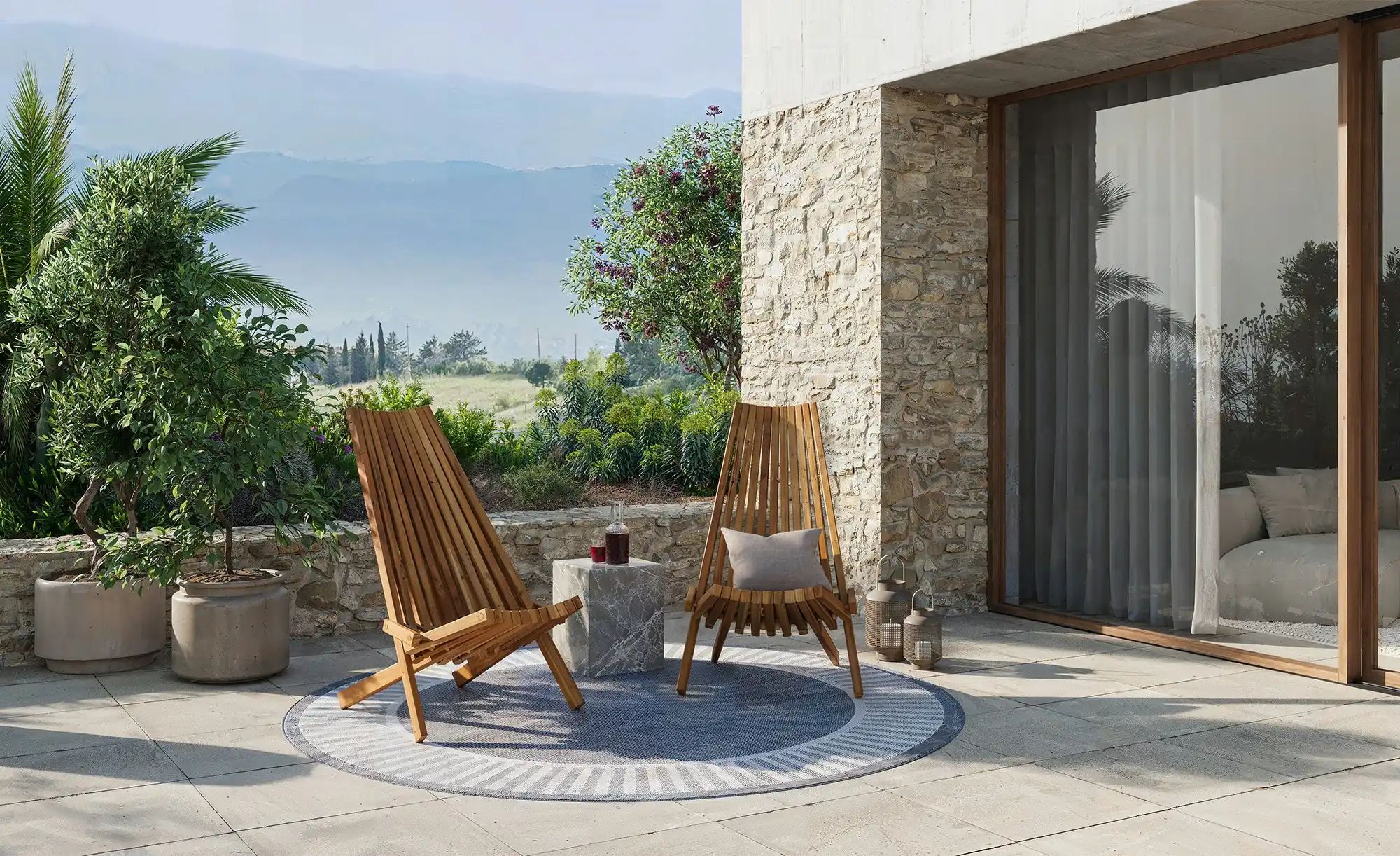 Yorkshire Gartensessel  Ribe ¦ Maße (cm): B: 55 H: 80 T: 77.0 Garten > Gart günstig online kaufen