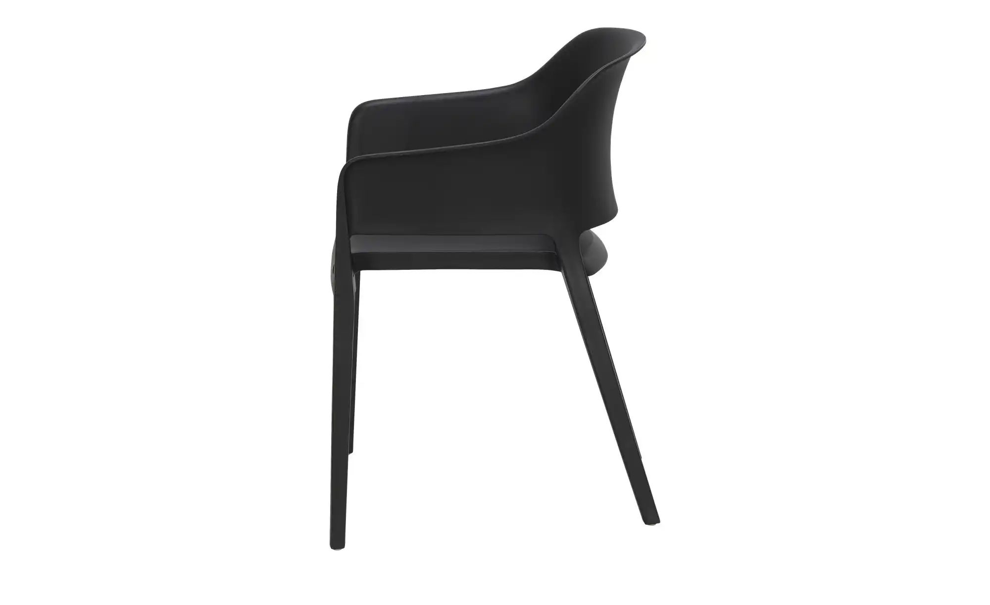 Stapelstuhl  Lacona ¦ schwarz ¦ Maße (cm): B: 55 H: 77,5 T: 54.5 Garten > G günstig online kaufen