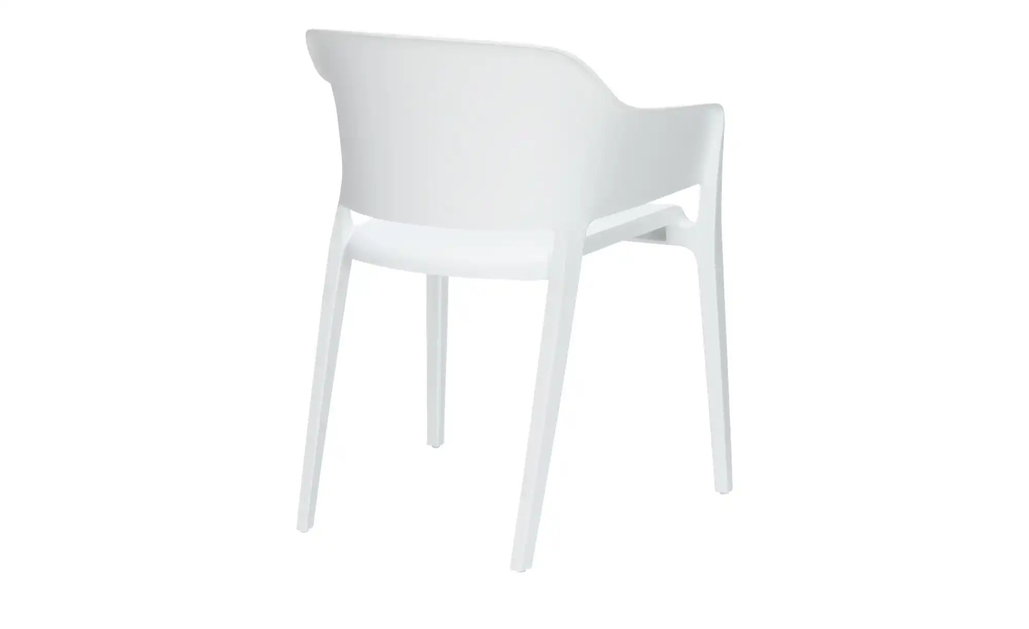 Thumbnail - Stapelstuhl  Lacona ¦ weiß ¦ Maße (cm): B: 55 H: 77,5 T: 54.5 Garten > Gartenmöbel > Gartenstühle - Höffner
