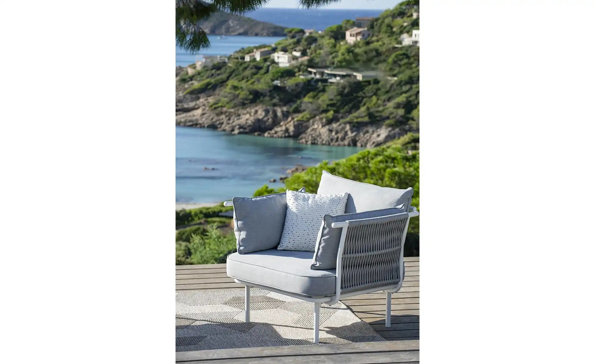 Thumbnail - Garten-Lounge - Set Versailles ¦ weiß Garten > Gartenmöbel > Gartenmöbelsets - Höffner