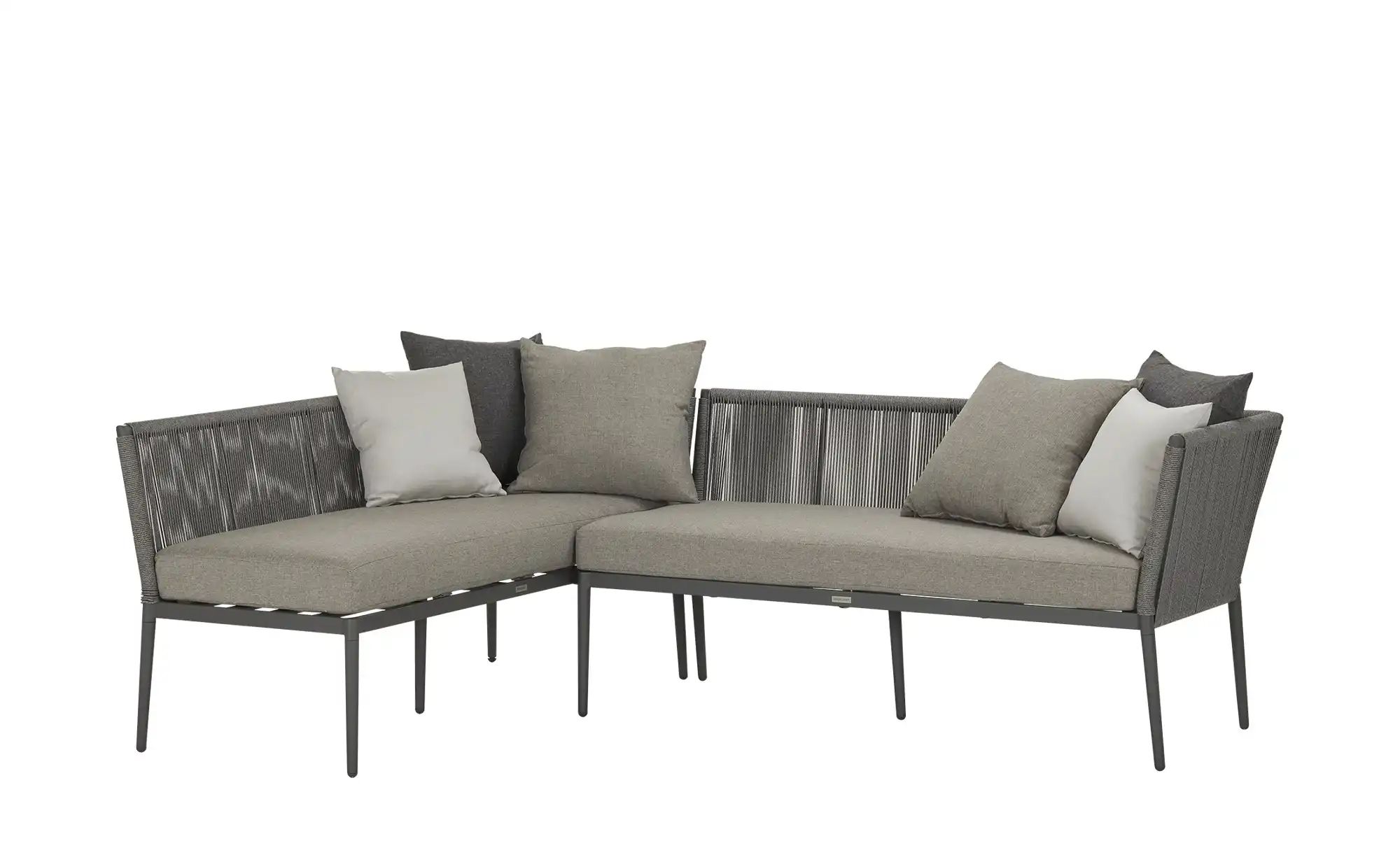 Loungeset  Kapstadt ¦ grau ¦ Maße (cm): B: 165 H: 80 T: 70 Garten > Gartenm günstig online kaufen