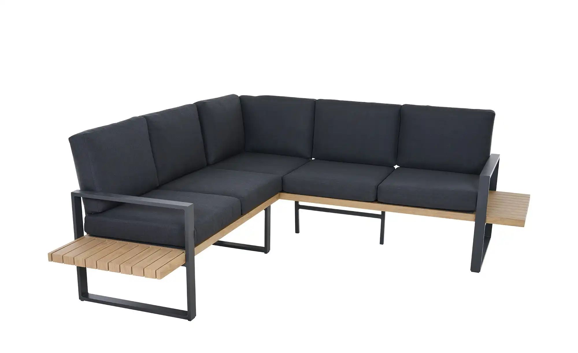 Siena Garden Gartenmöbel-Set Bari inkl. Kissen Anthrazit Matt 2-teilig günstig online kaufen