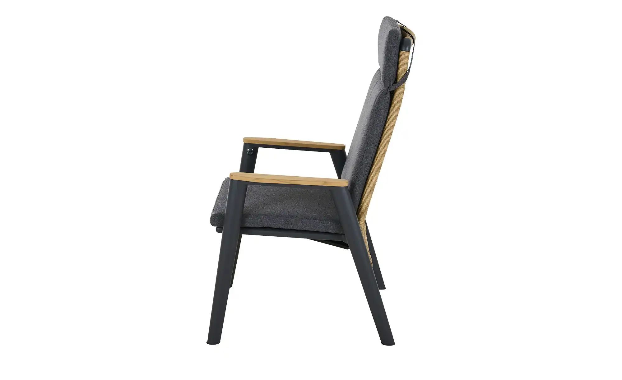 Siena Garden Dining-Sessel  Roma ¦ grau ¦ Maße (cm): B: 60,5 H: 108 T: 83.0 günstig online kaufen