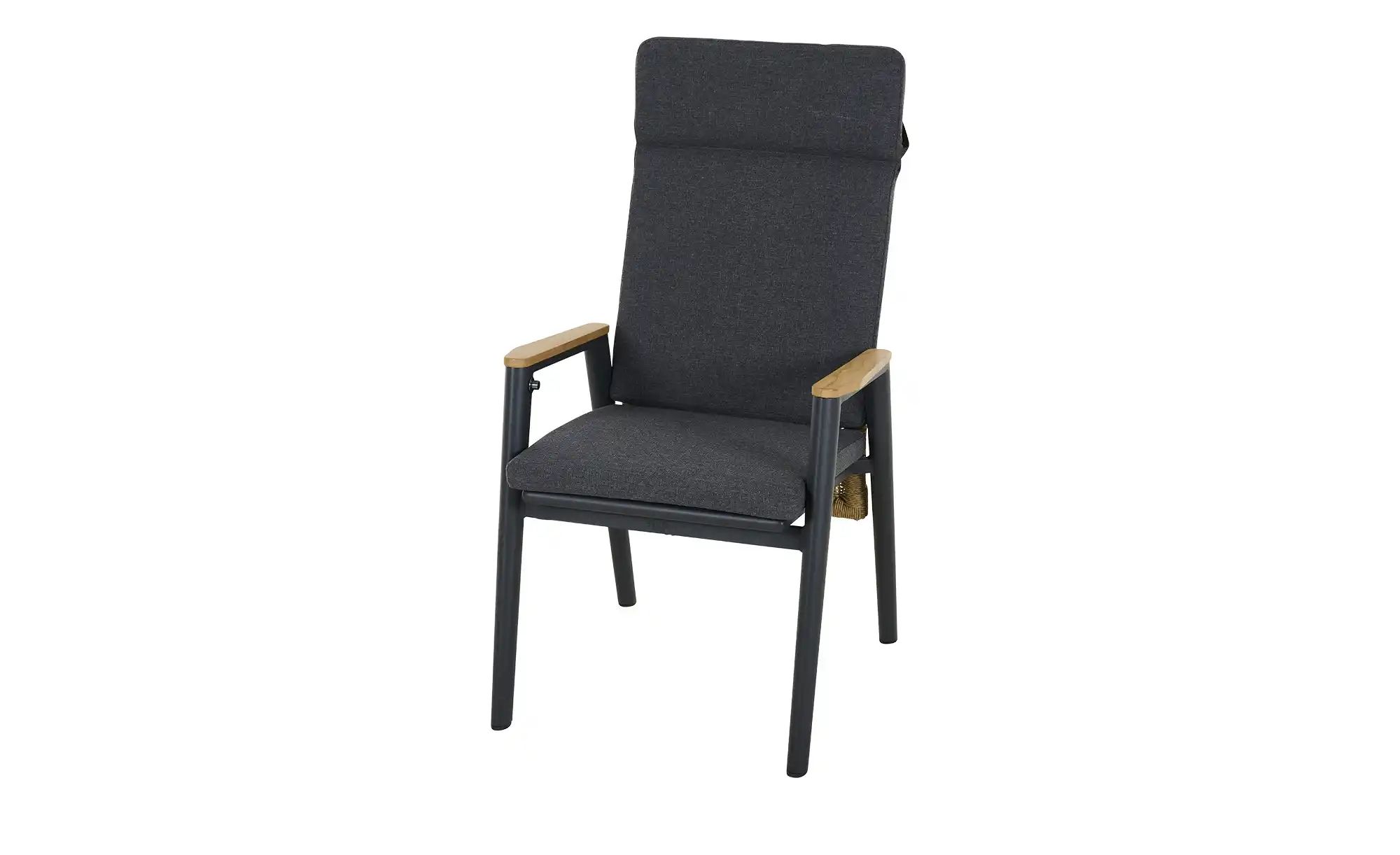 Siena Garden Dining-Sessel  Roma ¦ grau ¦ Maße (cm): B: 60,5 H: 108 T: 83.0 günstig online kaufen