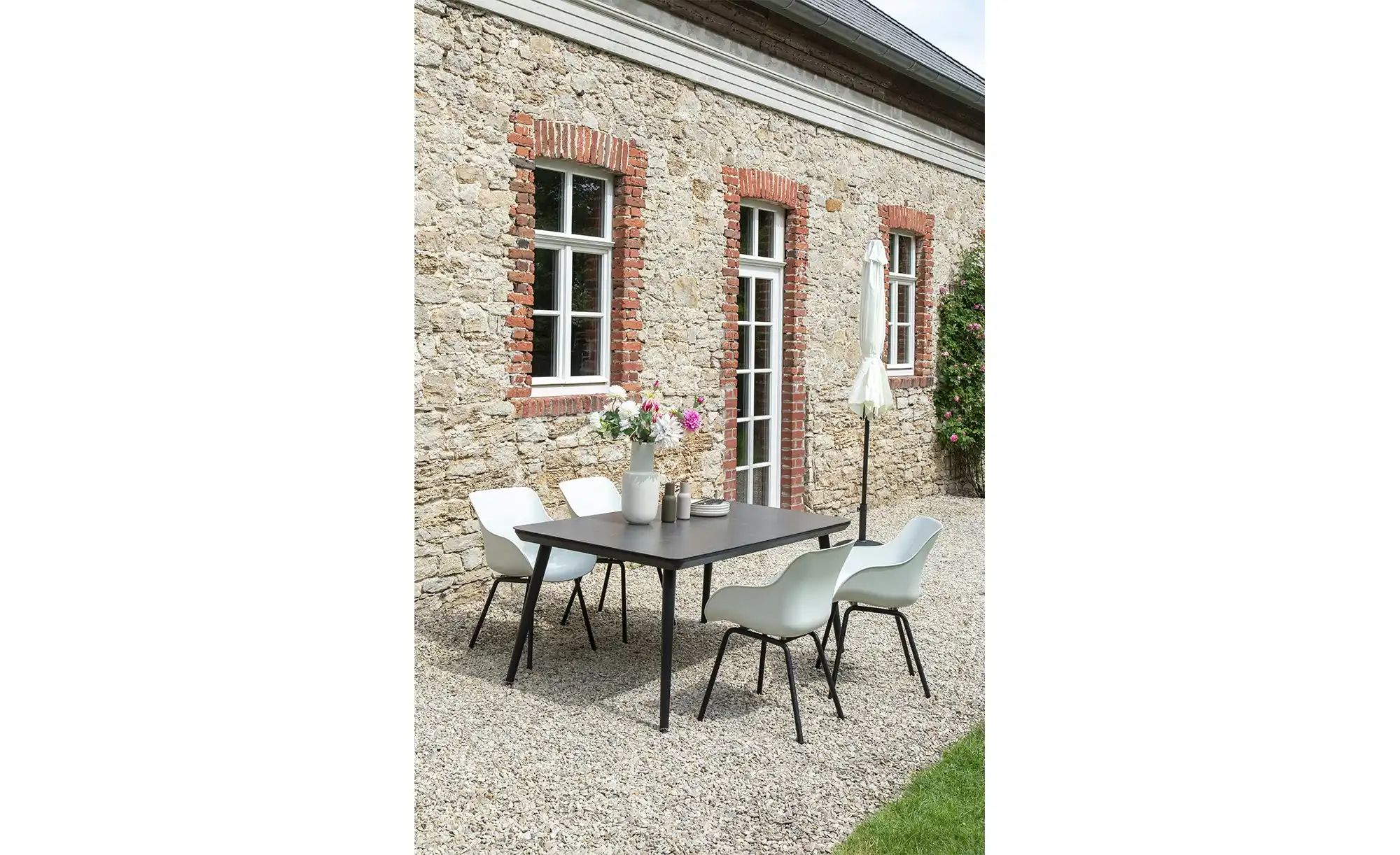 SCHÖNER WOHNEN Kollektion Tisch  Texel ¦ grau ¦ Maße (cm): B: 100 H: 75 Gar günstig online kaufen