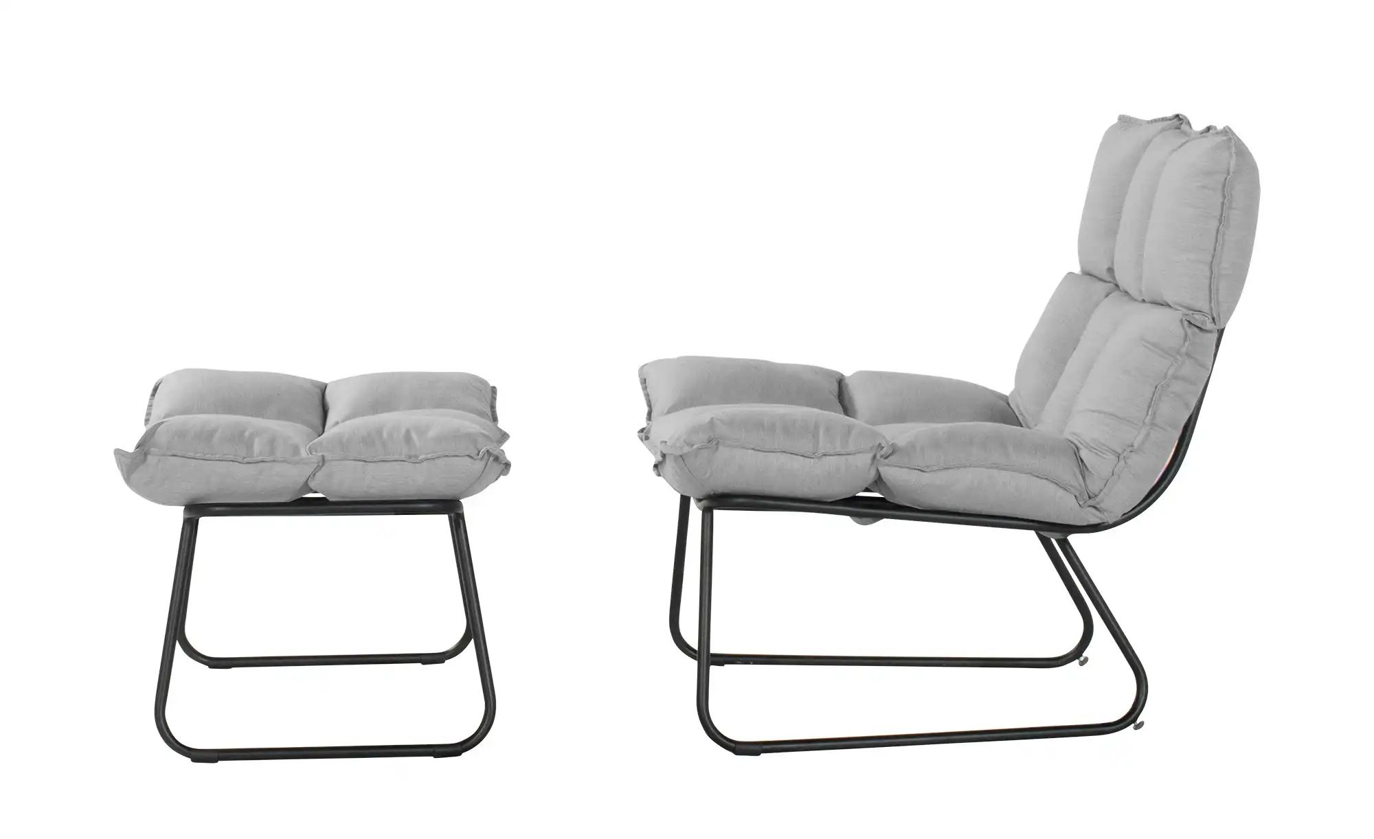 Thumbnail - SCHÖNER WOHNEN Kollektion Schaukelstuhl Leska ¦ schwarz Garten > Gartenmöbel > Gartenstühle - Höffner