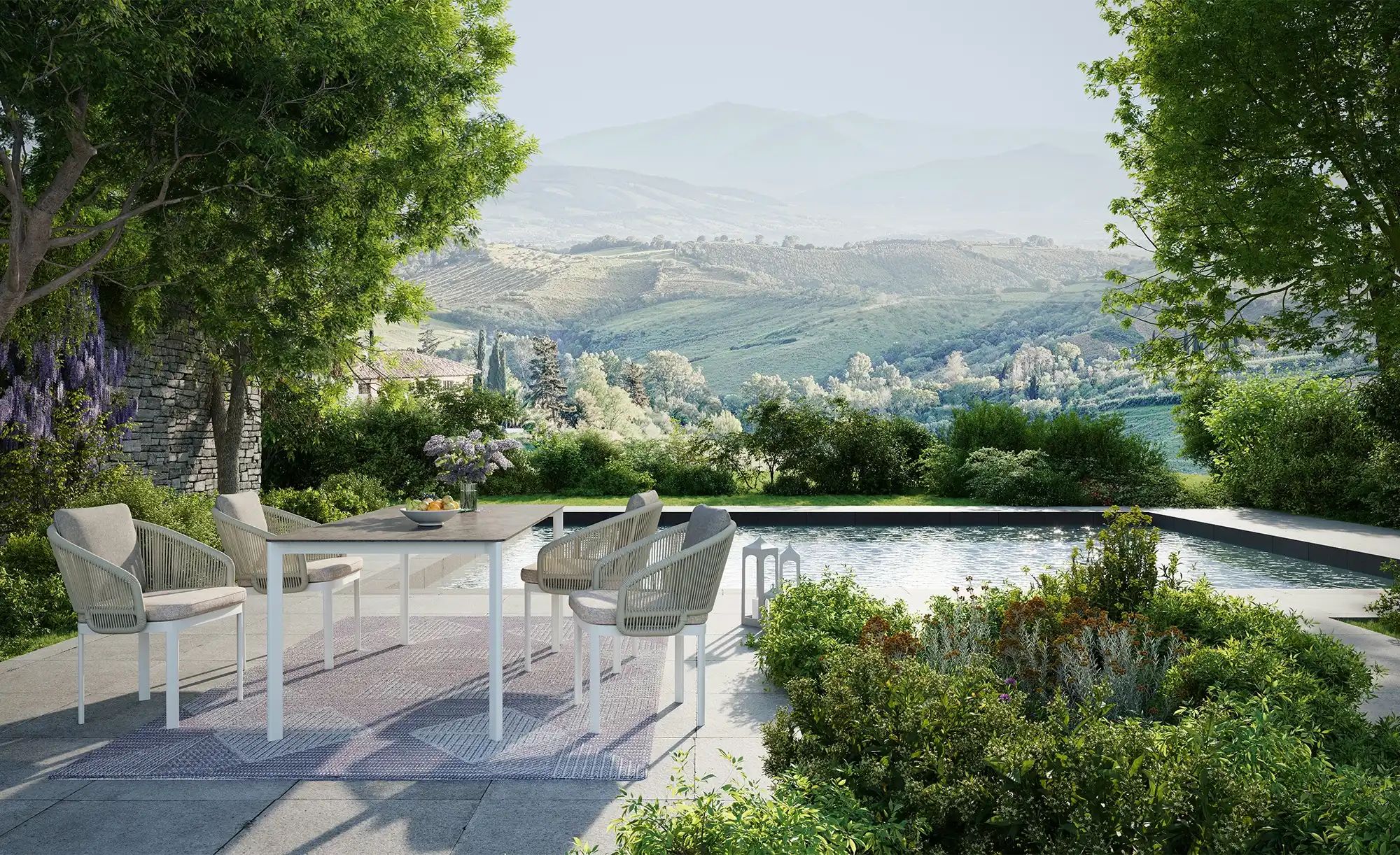 Thumbnail - a casa mia Dining-Gruppe Brügge Garten > Gartenmöbel > Gartenmöbelsets - Höffner